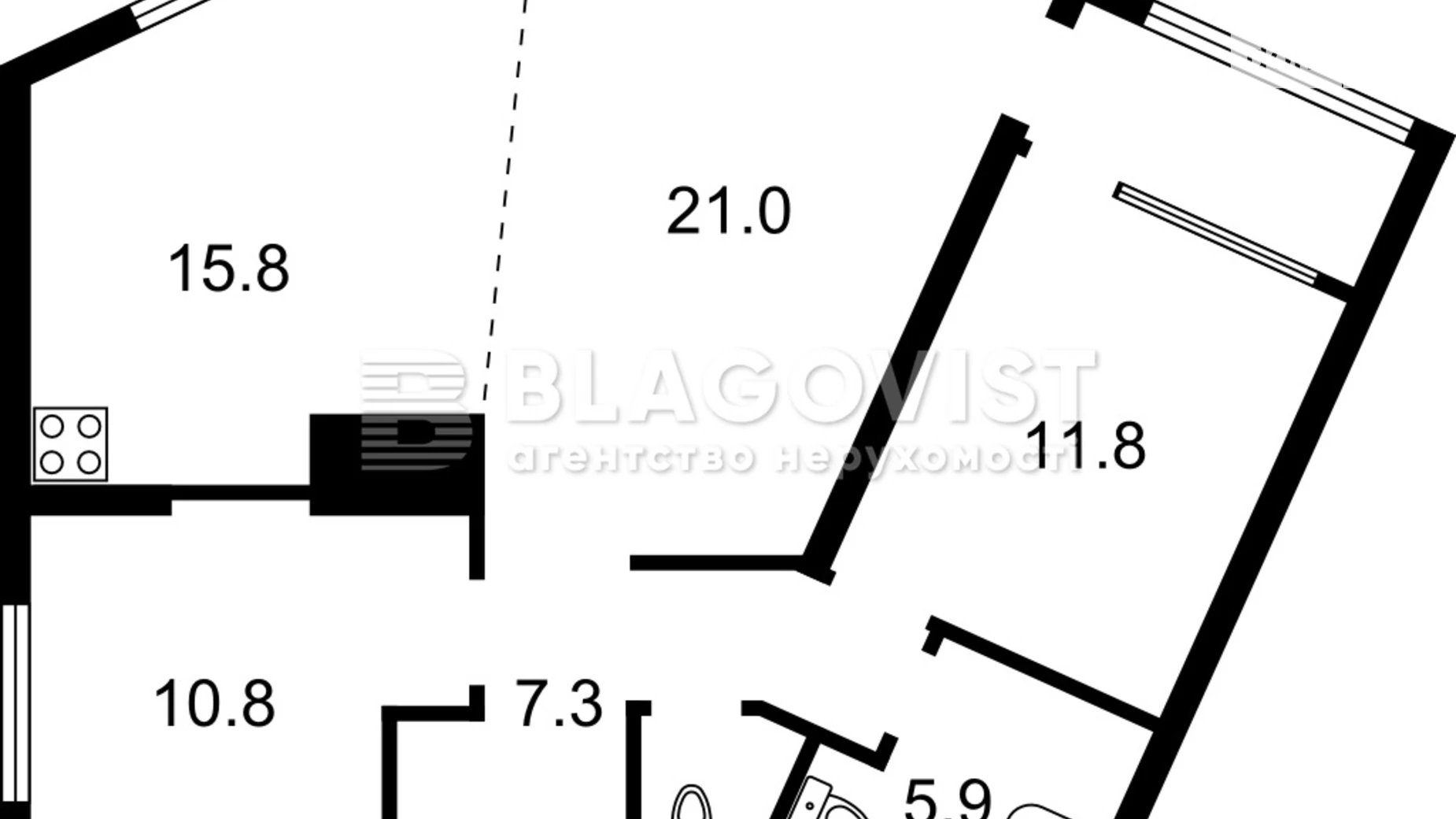 Продается 2-комнатная квартира 78 кв. м в Киеве, цена: 247000 $ - фото 2
