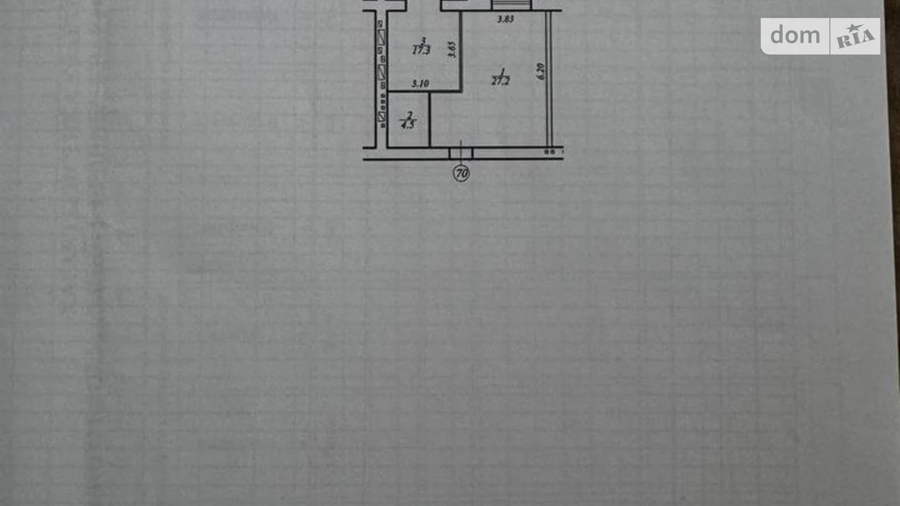 Продается 1-комнатная квартира 49 кв. м в Днепре, Запорожское шоссе, 30Ц - фото 2