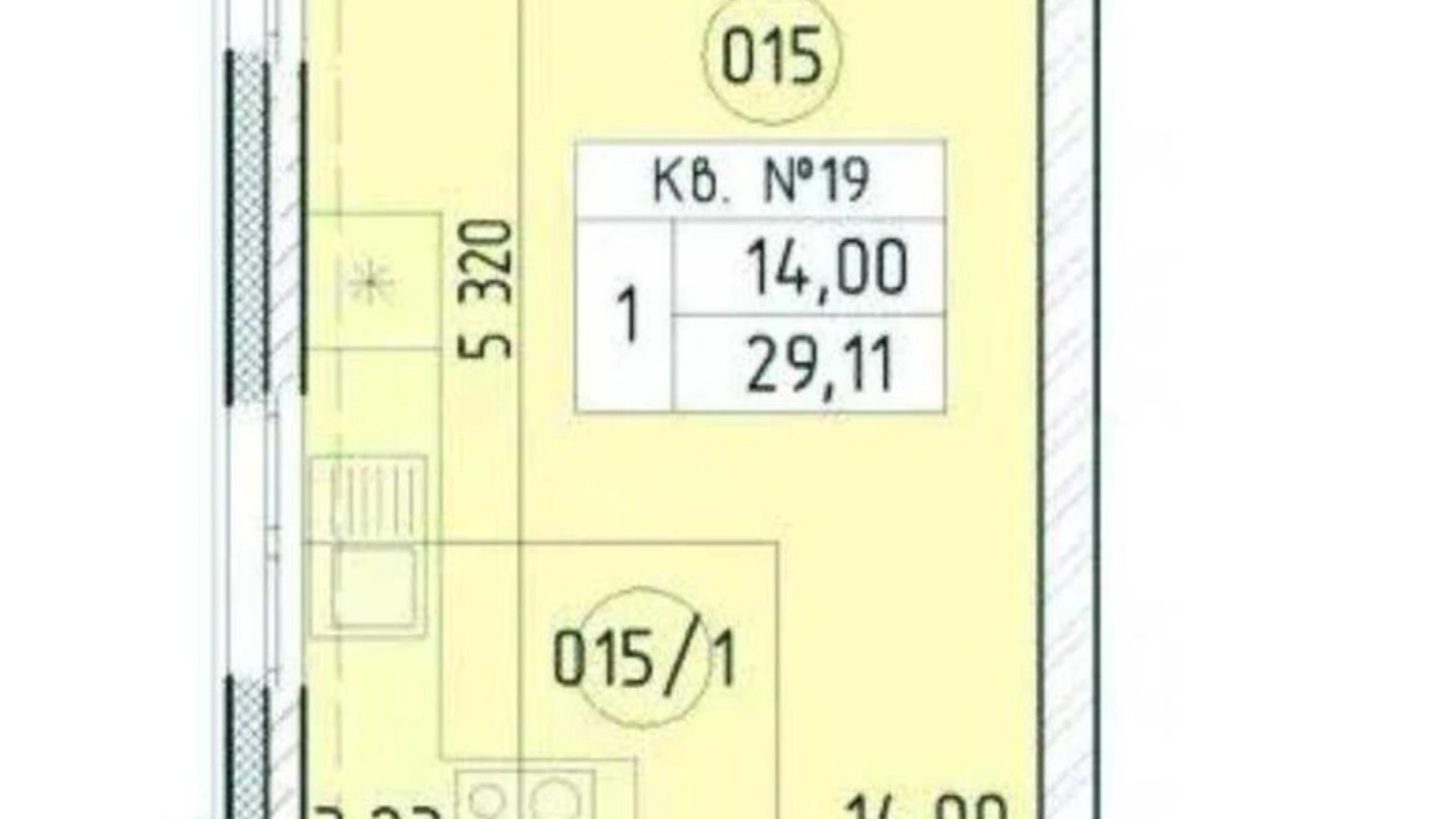Продается 1-комнатная квартира 30 кв. м в Киеве, ул. Михаила Максимовича, 24 - фото 3