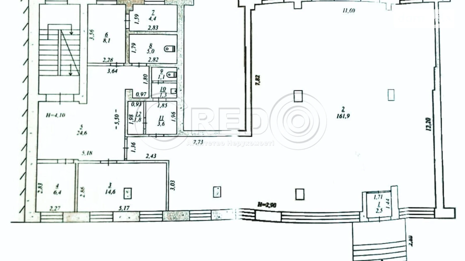 Продается помещения свободного назначения 235.3 кв. м в 9-этажном здании, цена: 120000 $ - фото 5