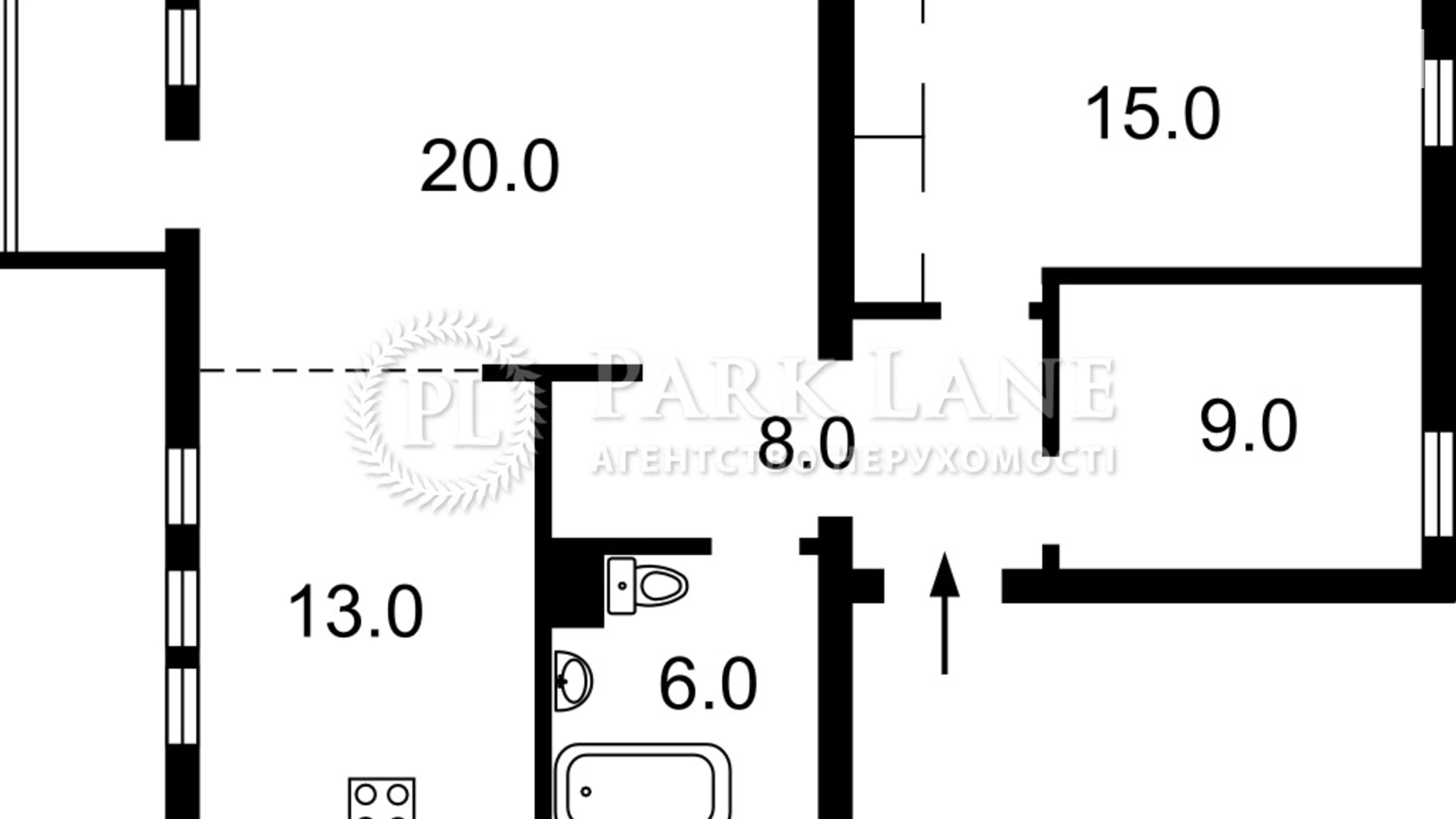 Продается 3-комнатная квартира 80 кв. м в Киеве, ул. Богдана Хмельницкого, 9 - фото 2