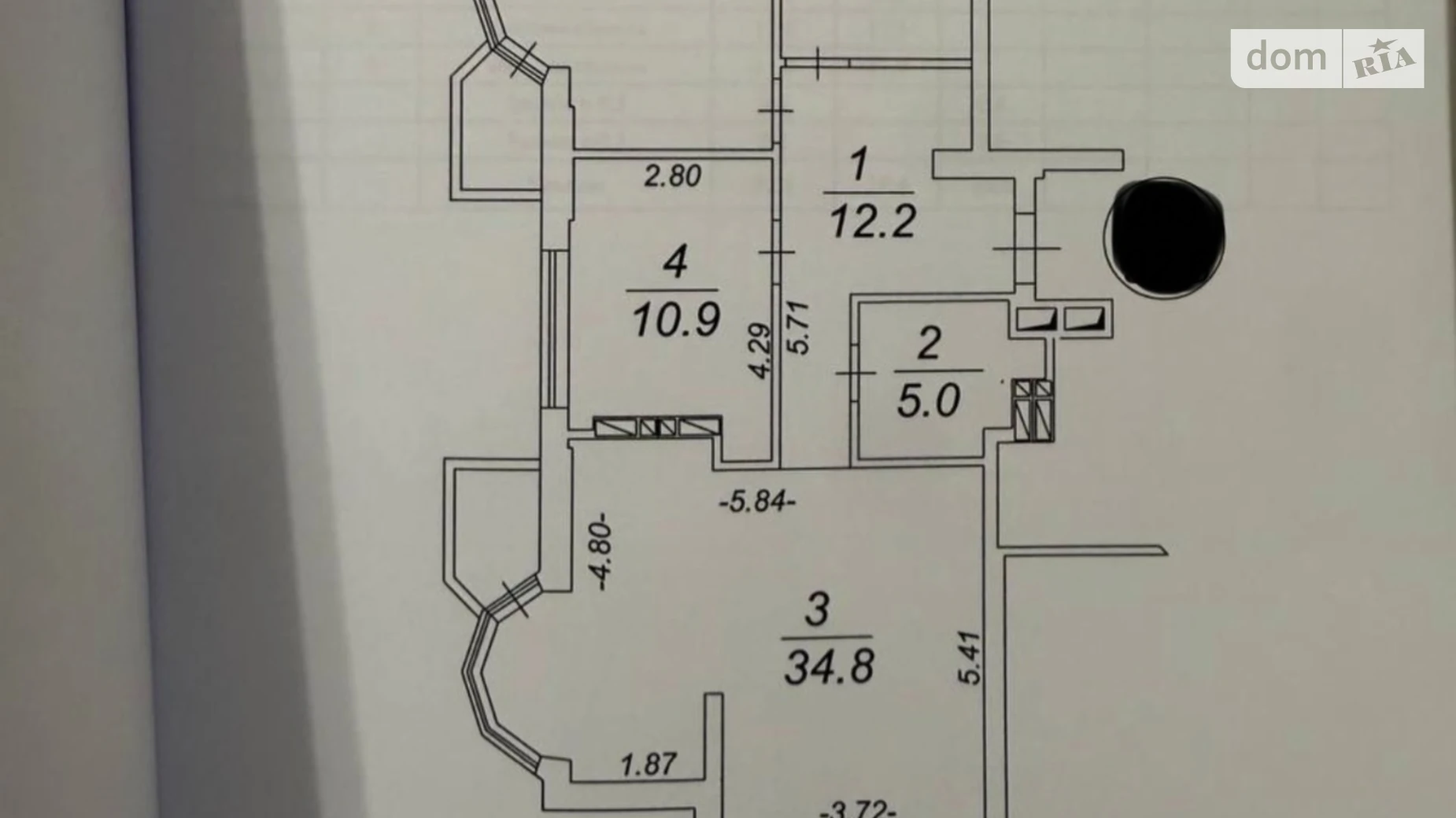 Продается 3-комнатная квартира 92.6 кв. м в Киеве, Харьковское шоссе, 182 - фото 4