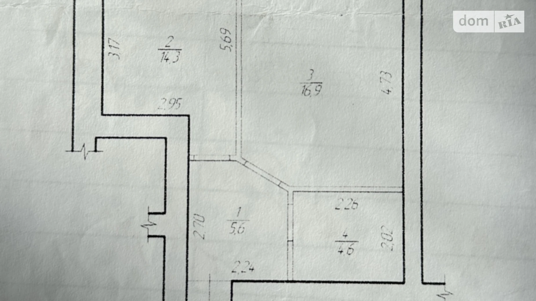 Продається 1-кімнатна квартира 41.4 кв. м у Рівному, вул. Чорновола В'ячеслава, 91П - фото 3