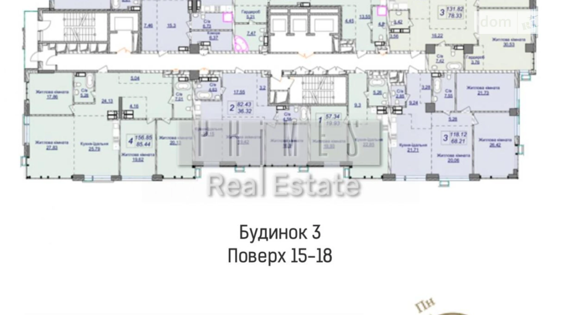 Продається 1-кімнатна квартира 57.34 кв. м у Києві, вул. Андрія Верхогляда(Драгомирова), 1-20А - фото 3
