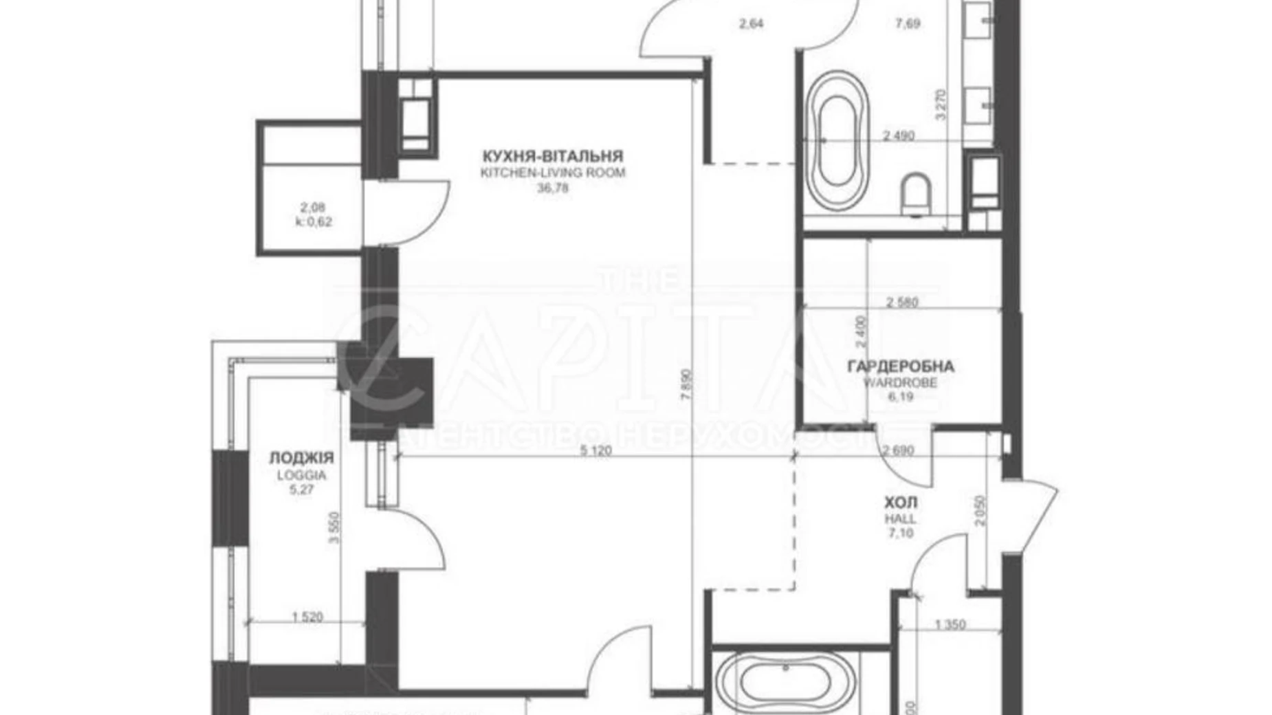 Продается 3-комнатная квартира 131.7 кв. м в Киеве, ул. Василия Тютюнника, undefined - фото 5