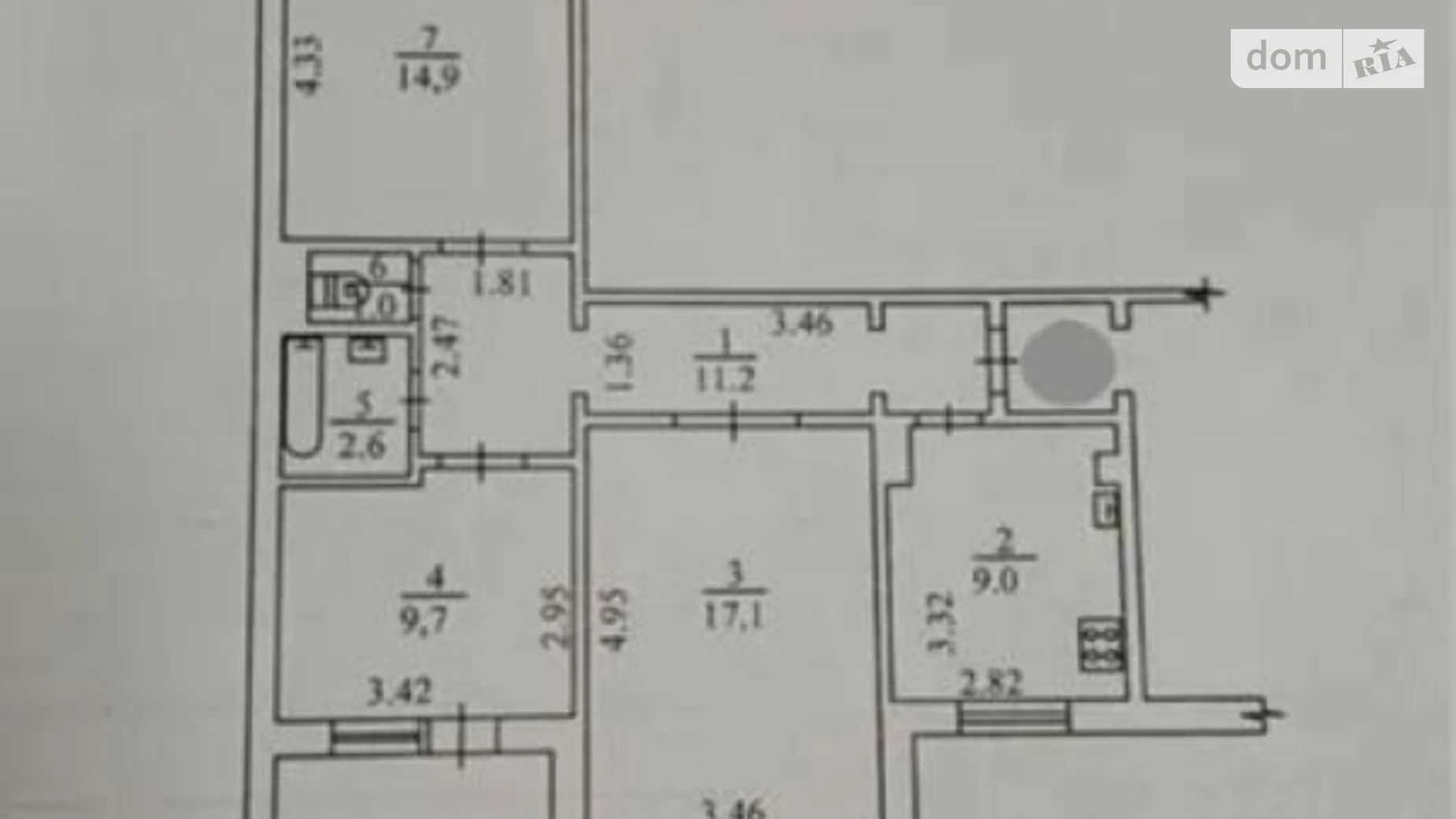 Продается 3-комнатная квартира 68.2 кв. м в Киеве, ул. Героев Днепра, 35 - фото 2