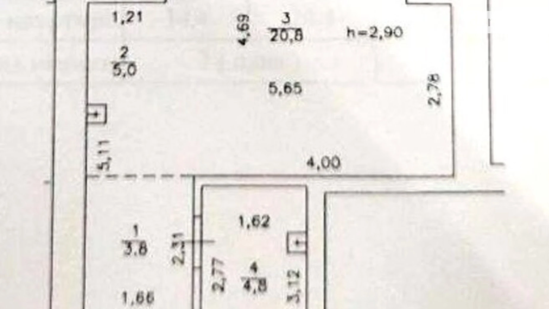 Продается 1-комнатная квартира 34.4 кв. м в Киеве, ул. Тираспольская, 44 - фото 2