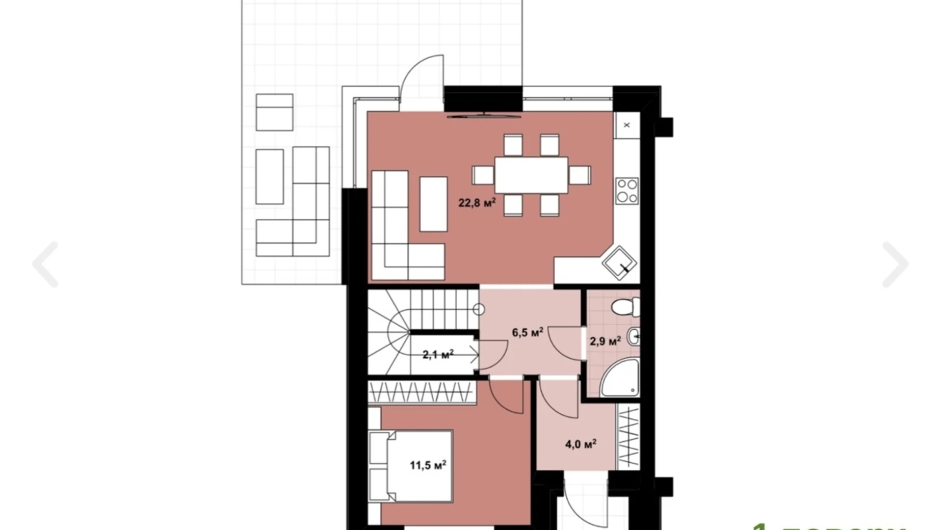 ул. Каневская, 106 Новые Петровцы ЖК Lagom House 2, цена: 87000 $ - фото 2