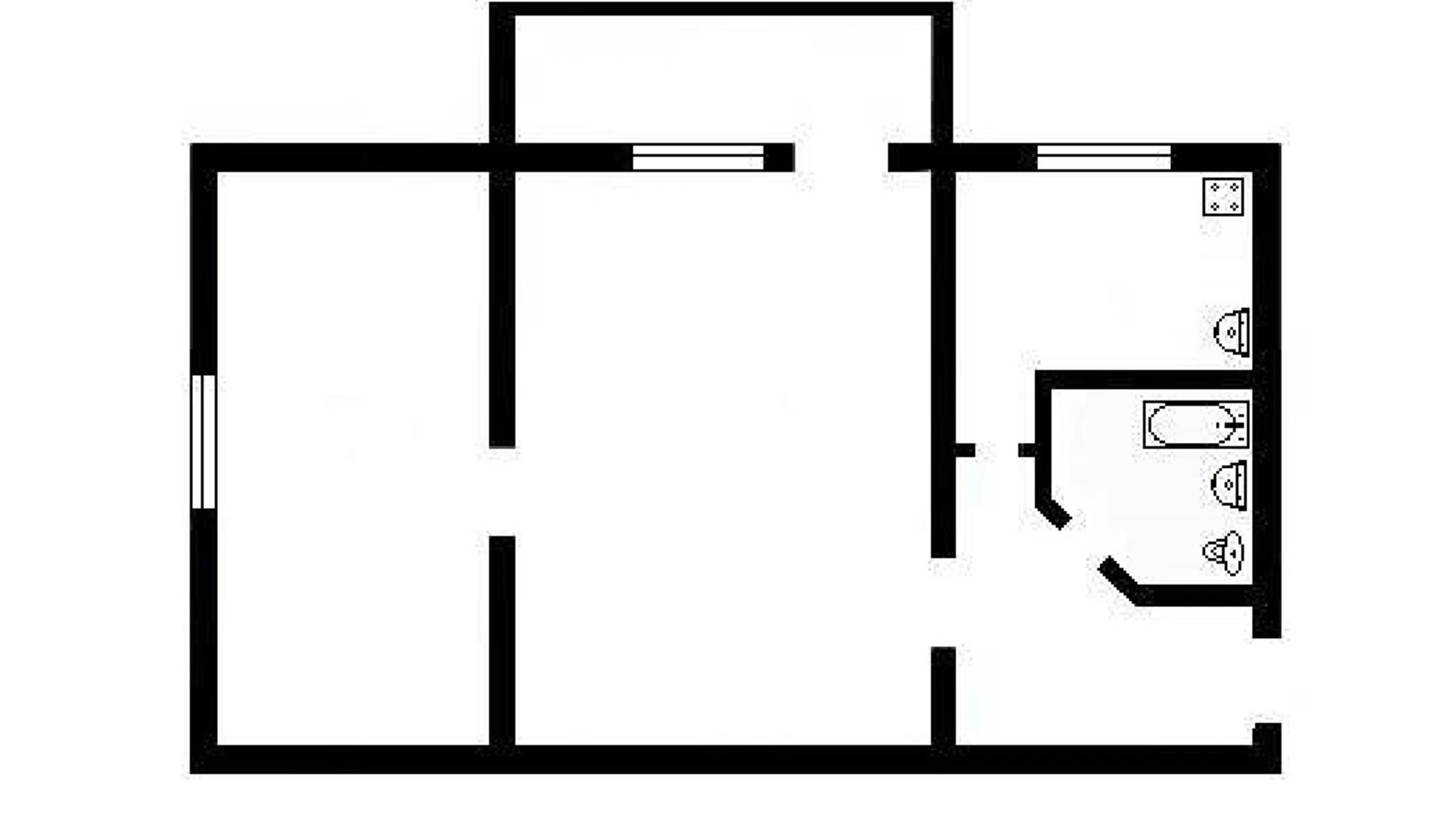 Здається в оренду 2-кімнатна квартира 46 кв. м у Одесі, Фонтанська дор. - фото 2