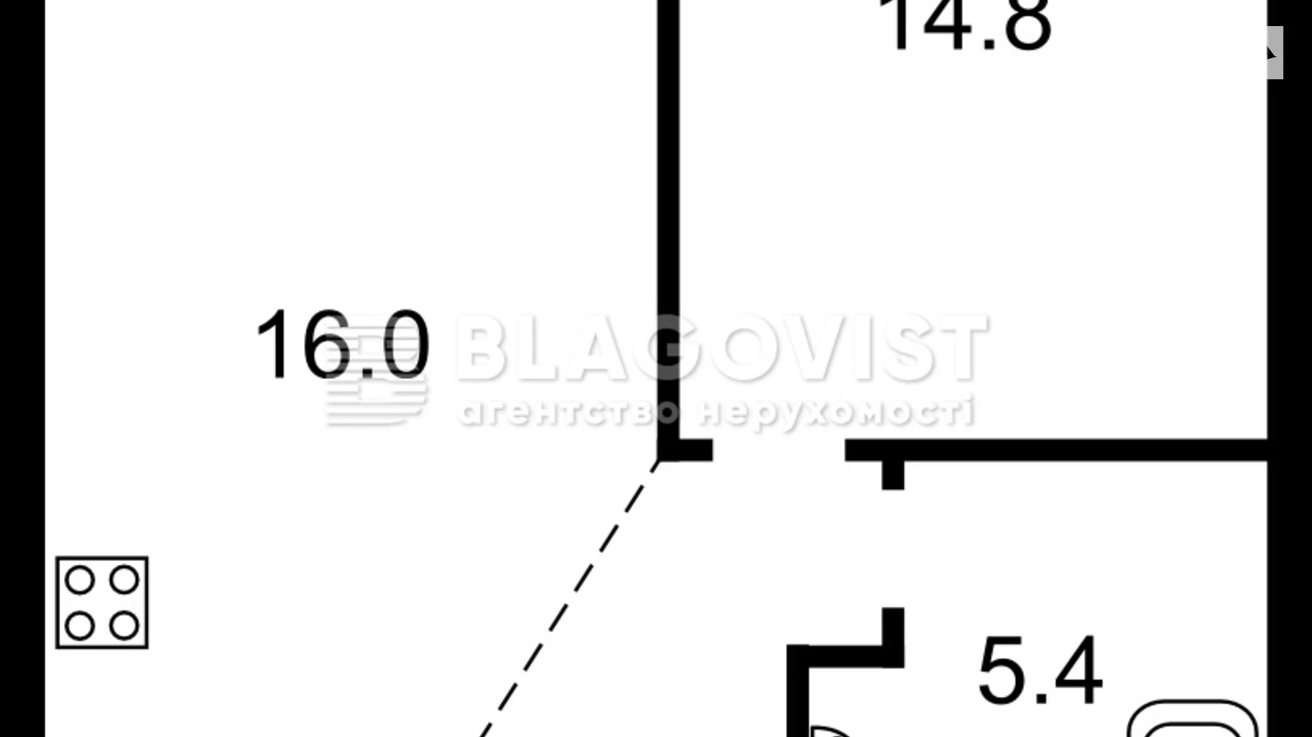 Продается 1-комнатная квартира 45 кв. м в Киеве, ул. Виктора Некрасова(Северо-Сырецкая), 8 - фото 4