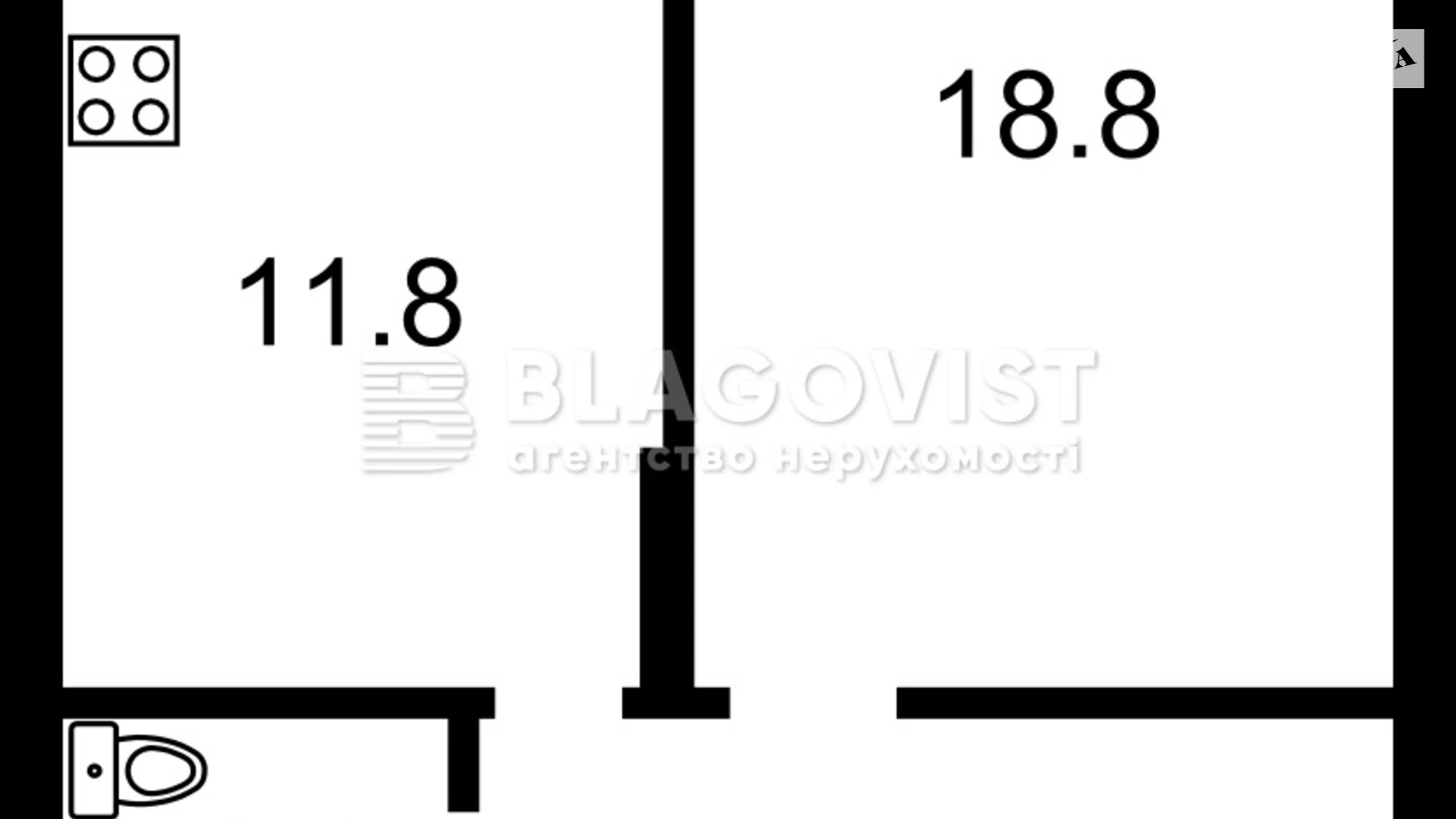 Продається 1-кімнатна квартира 52 кв. м у Києві, вул. Самійла Кішки(Маршала Конєва), 10/1 - фото 2