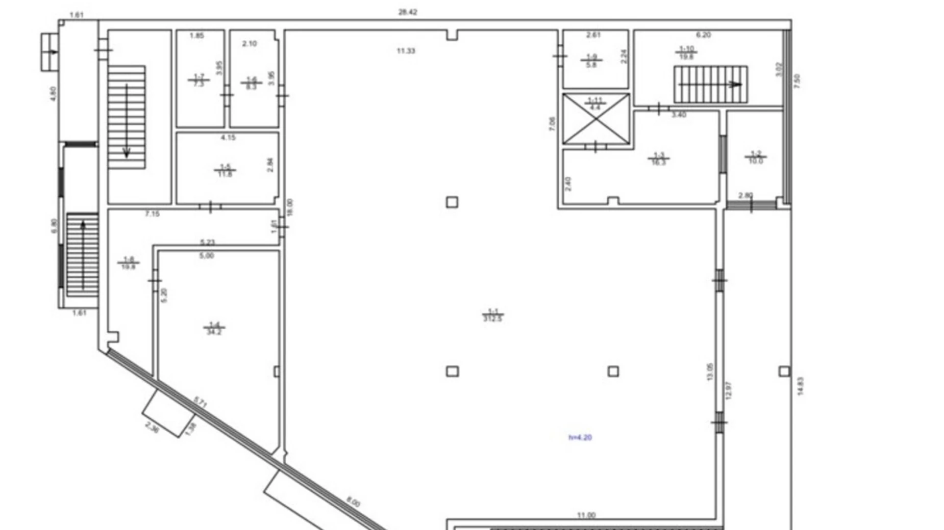 Сдается в аренду объект сферы услуг 900 кв. м в 5-этажном здании, цена: 5600 $ - фото 5