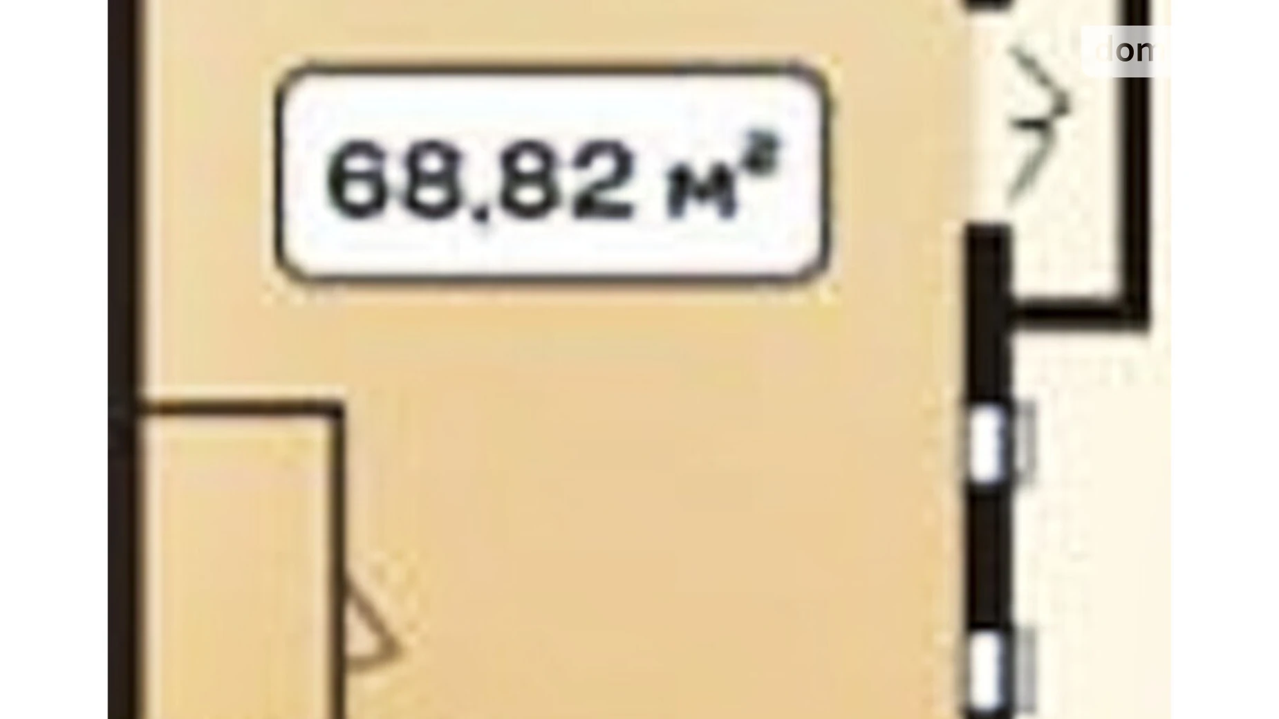 Продается 3-комнатная квартира 68.82 кв. м в Хмельницком, цена: 58497 $ - фото 2
