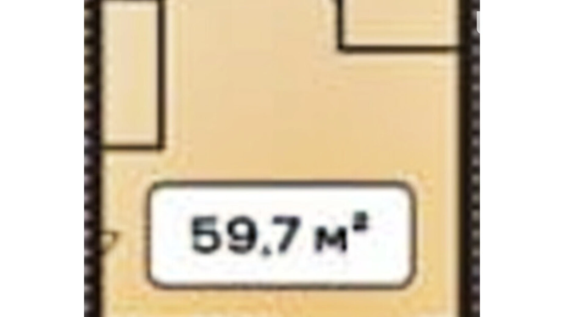 Продается 2-комнатная квартира 59.7 кв. м в Хмельницком, цена: 47760 $ - фото 2