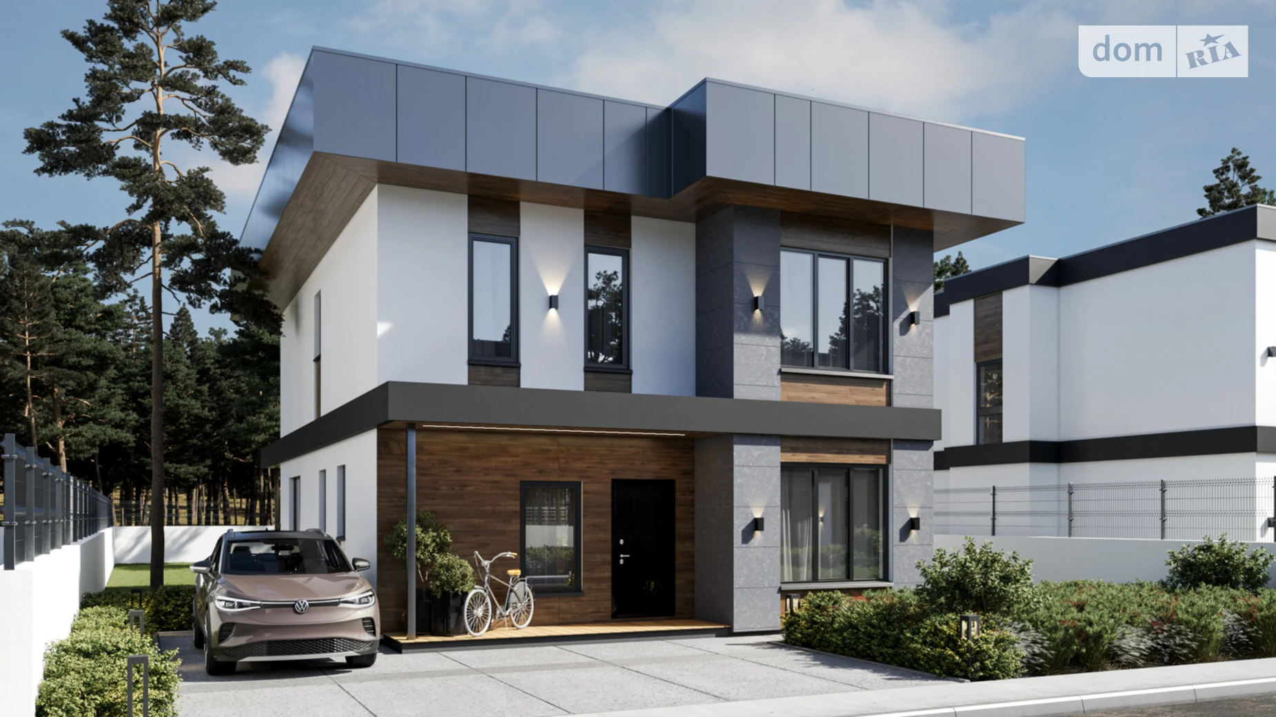 Продается дом на 2 этажа 170 кв. м с камином, цена: 185000 $ - фото 4