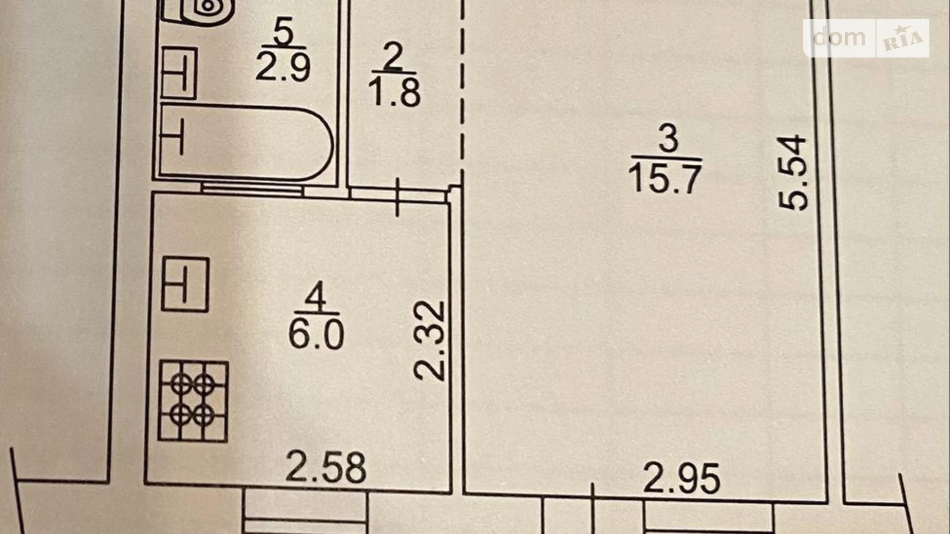 Продається 1-кімнатна квартира 30.6 кв. м у Києві, вул. Ружинська(Вільгельма Піка), 11 - фото 2