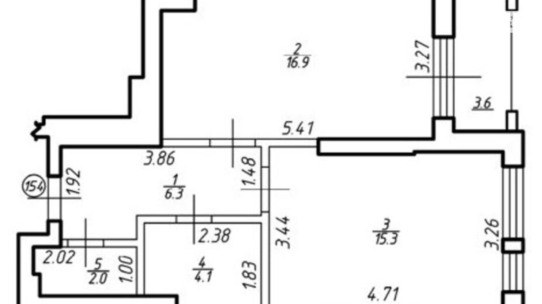 Продается 1-комнатная квартира 46.4 кв. м в Львове, ул. Под Голоском - фото 2