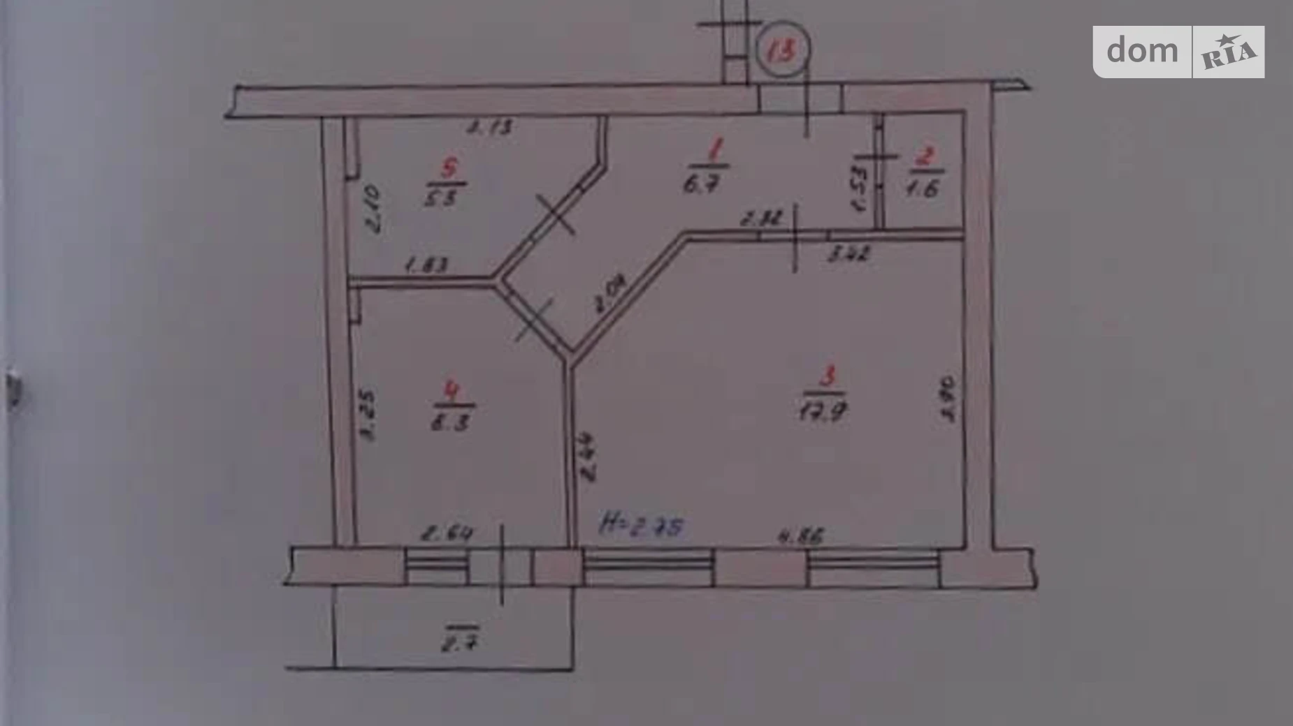 Сдается в аренду 1-комнатная квартира 43 кв. м в Хмельницком, просп. Мира - фото 3