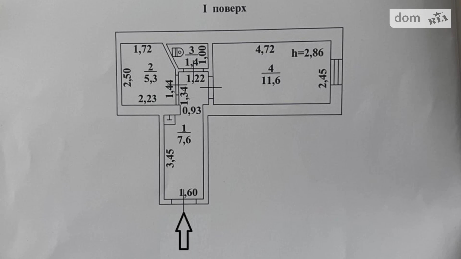 Продается 1-комнатная квартира 29.5 кв. м в Одессе, ул. Кустанайская, 5 - фото 4