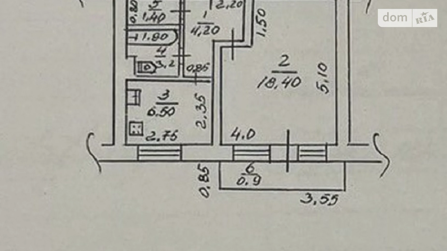 Продается 1-комнатная квартира 34.6 кв. м в Ужгороде, вул. Романа Шухевича - фото 3