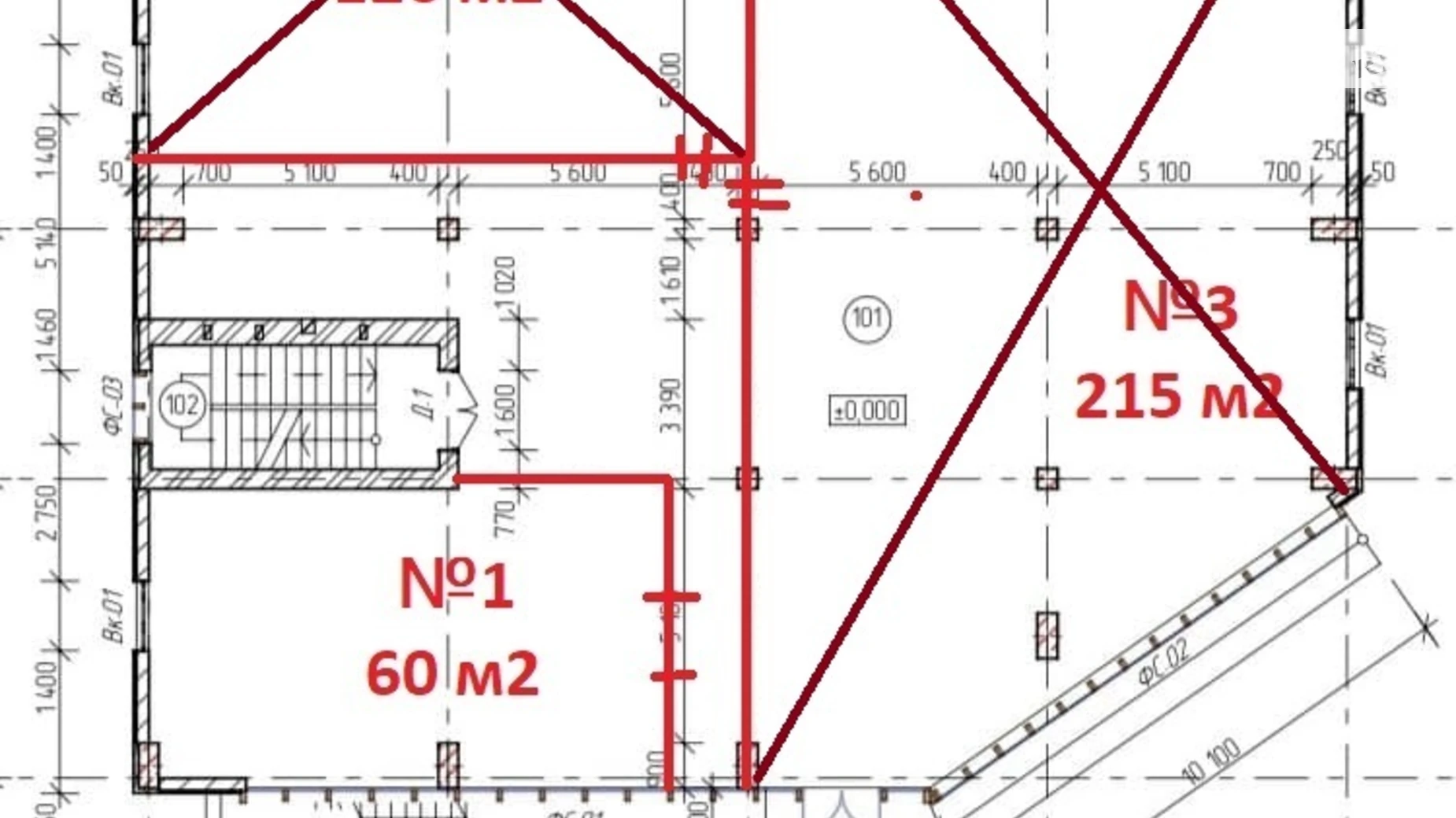 Здається в оренду приміщення вільного призначення 60 кв. м в 3-поверховій будівлі, цена: 15000 грн - фото 4