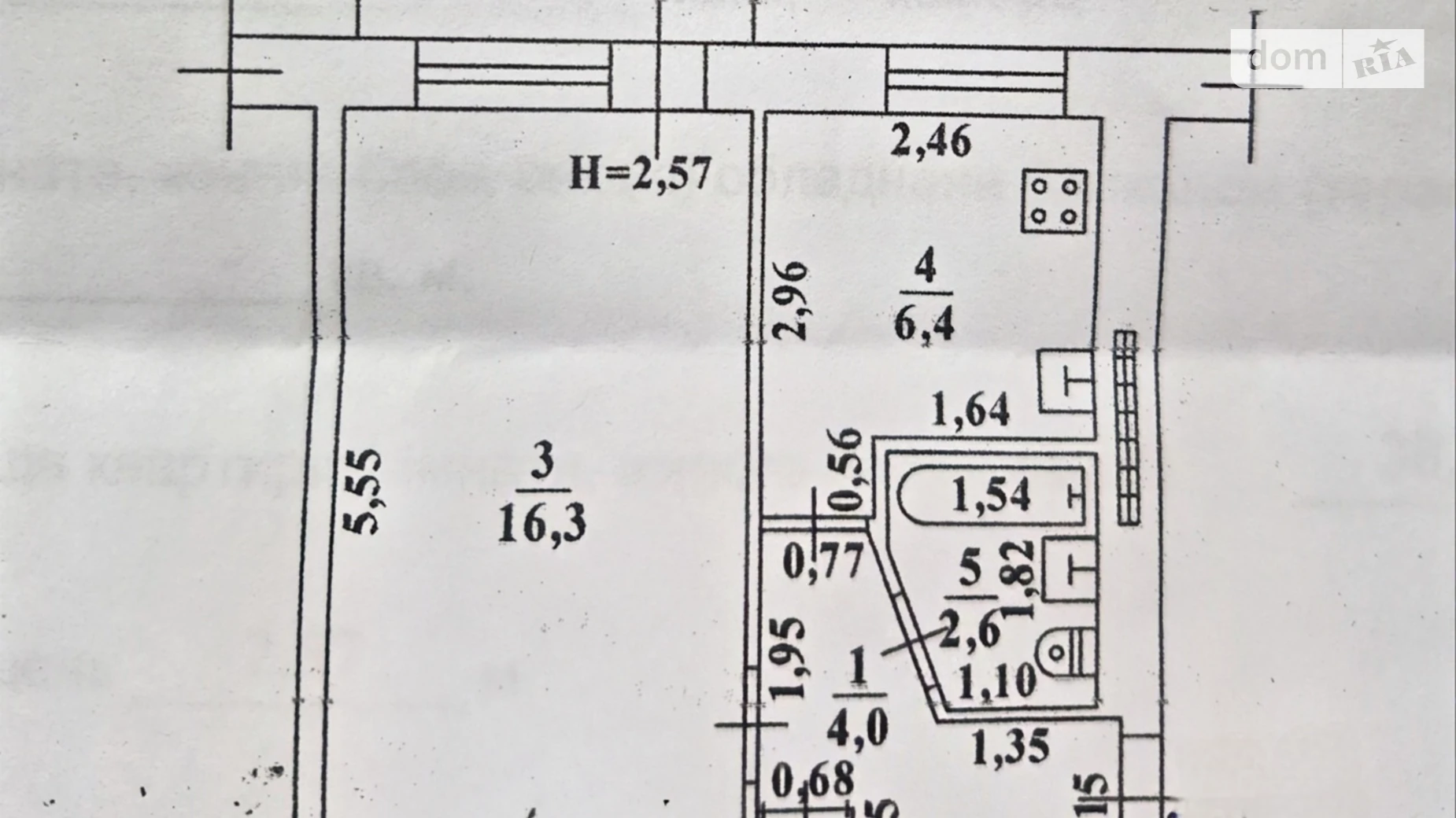 Продається 1-кімнатна квартира 30.8 кв. м у Одесі, вул. Олексія Вадатурського(Маршала Малиновського) - фото 3