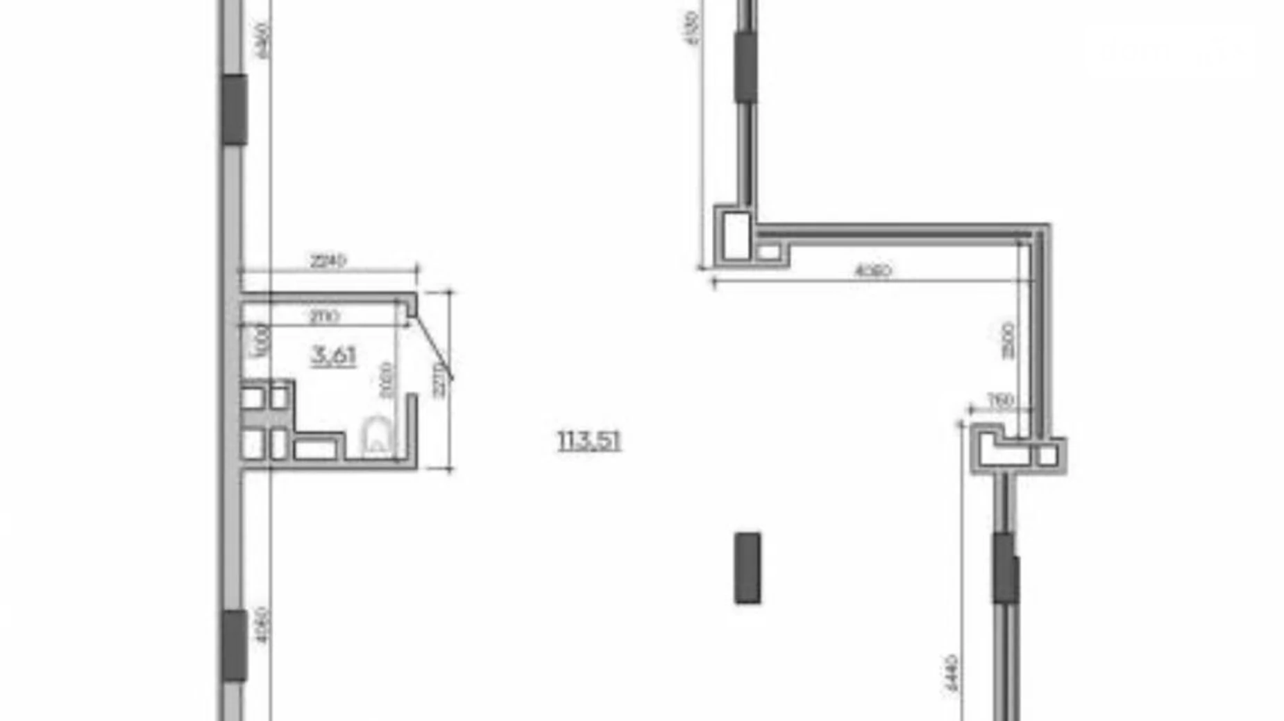 Продается помещения свободного назначения 123 кв. м в 9-этажном здании, цена: 392704 $ - фото 2