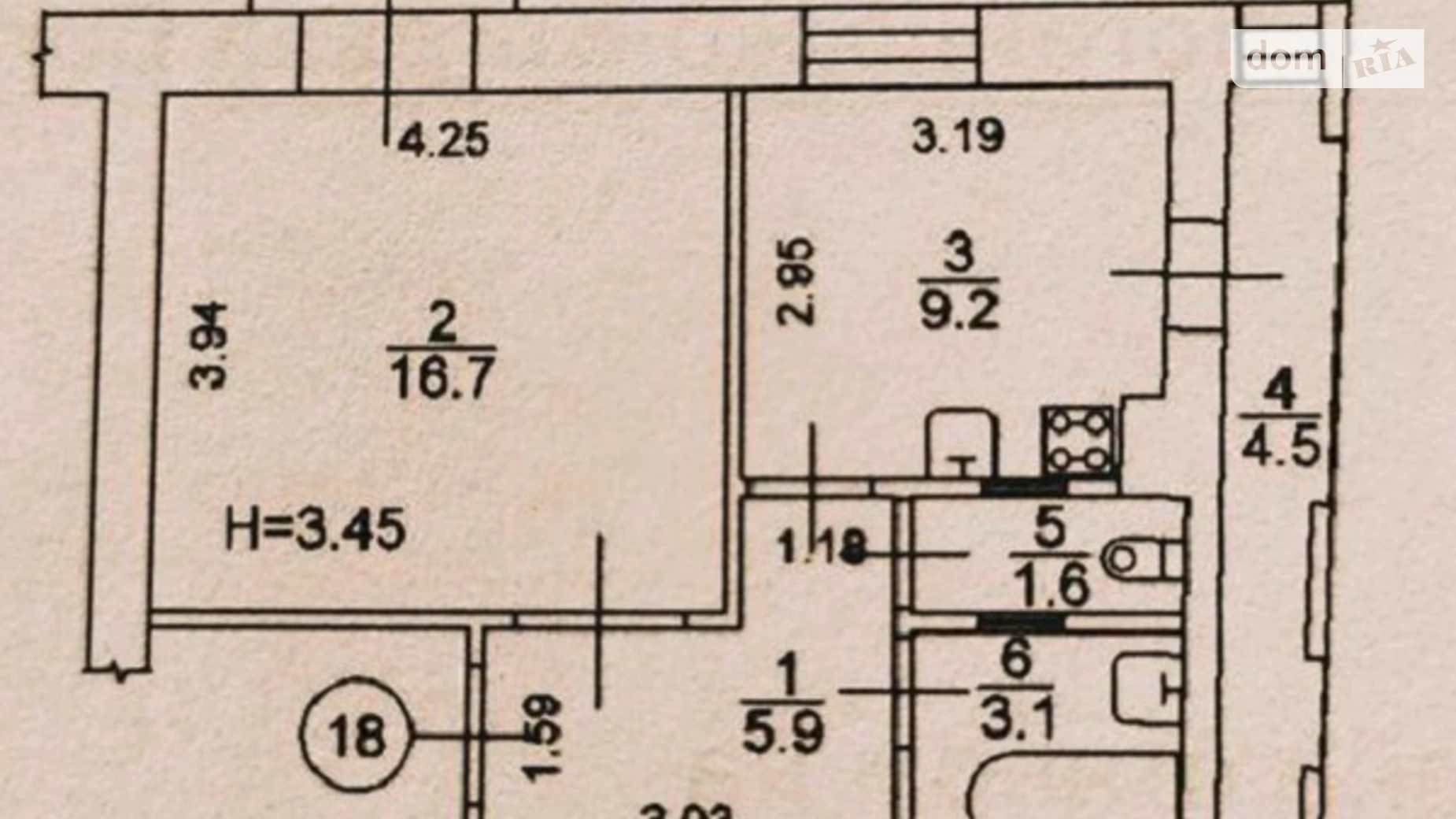 Продается 1-комнатная квартира 42 кв. м в Киеве, цена: 99000 $ - фото 5