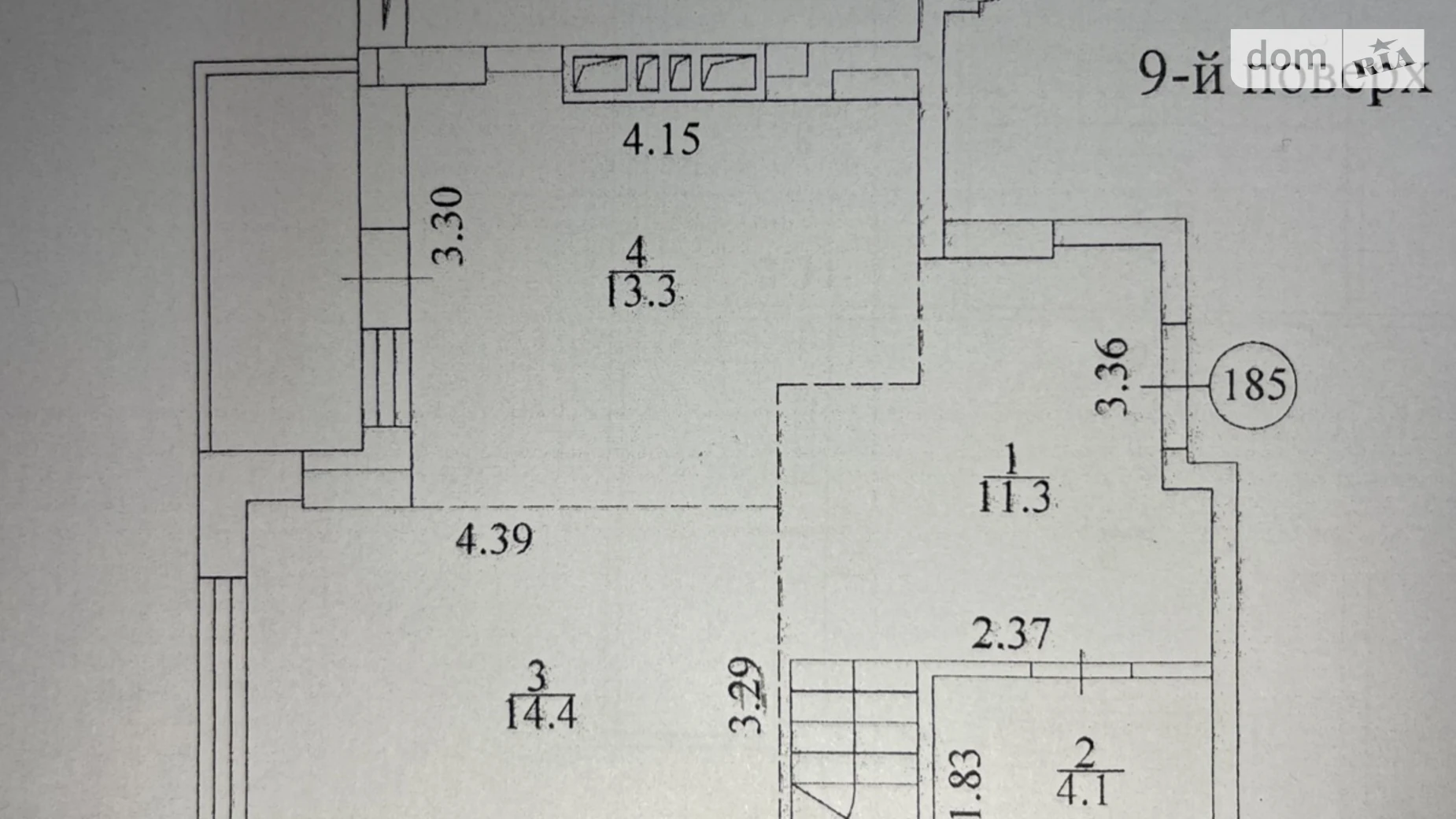 Продається 3-кімнатна квартира 103.4 кв. м у Харкові, просп. Героїв Харкова(Московський), 158 - фото 2