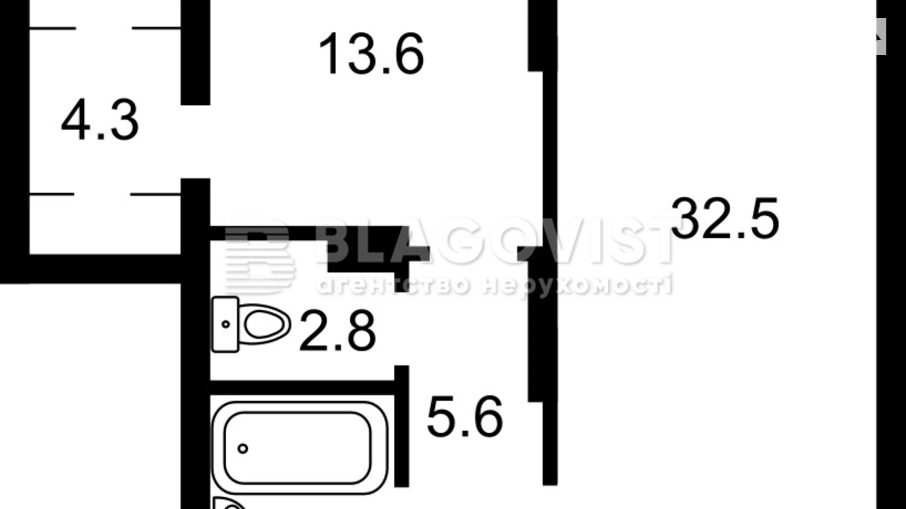 Продається 1-кімнатна квартира 70.8 кв. м у Києві, Харківське шосе, 19А - фото 3