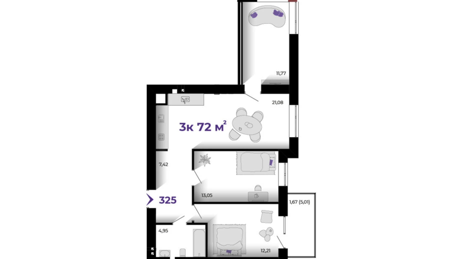 ул. Петлюры Симона, 2 Ивано-Франковск ЖК Prostir - фото 2