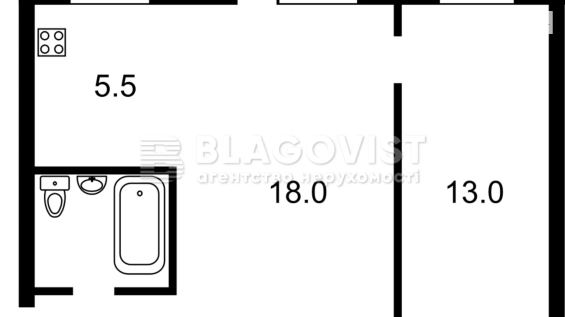 Продается 2-комнатная квартира 43 кв. м в Киеве, ул. Ольжича, 11 - фото 2