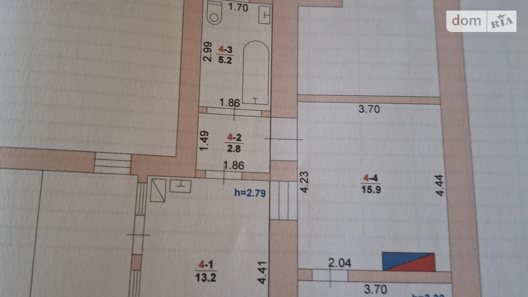 Продается 2-комнатная квартира 47 кв. м в Вознесенске - фото 5