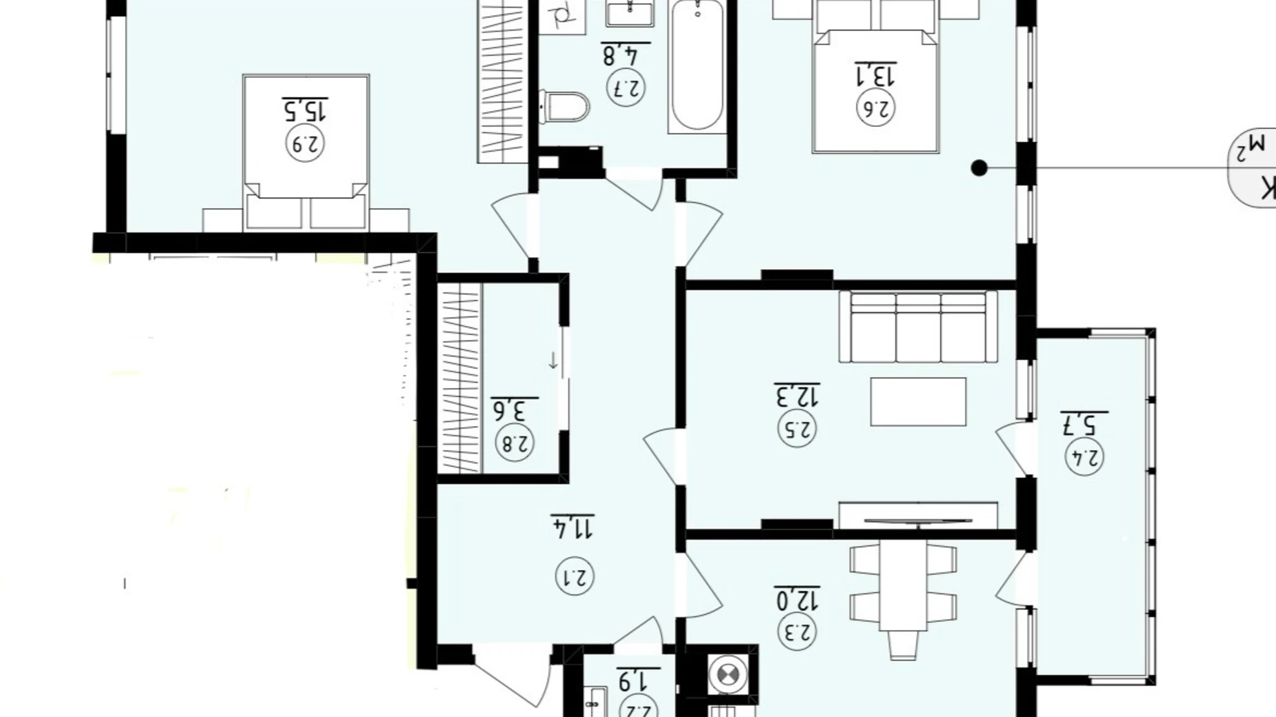 Продается 3-комнатная квартира 78 кв. м в Львове, ул. Длинная, 30 - фото 2