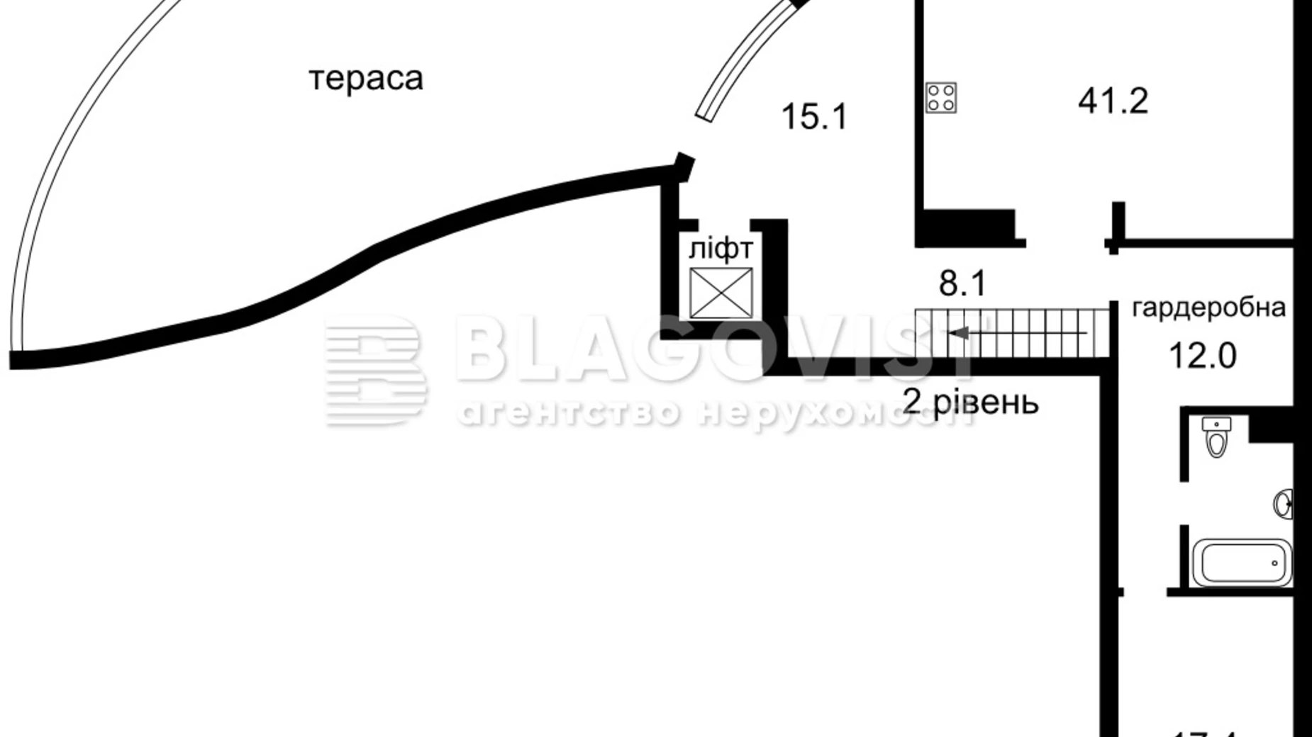 Продается 4-комнатная квартира 174 кв. м в Киеве, ул. Вышгородская, 45 - фото 4