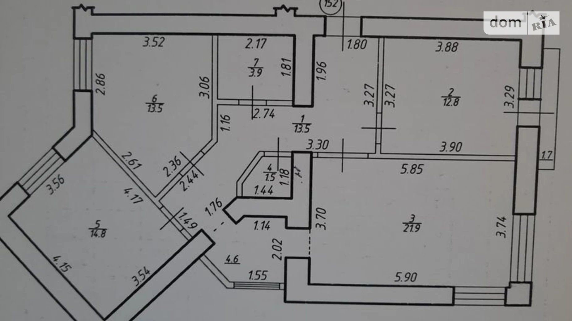 Продается 3-комнатная квартира 87 кв. м в Коломые, цена: 75000 $ - фото 4