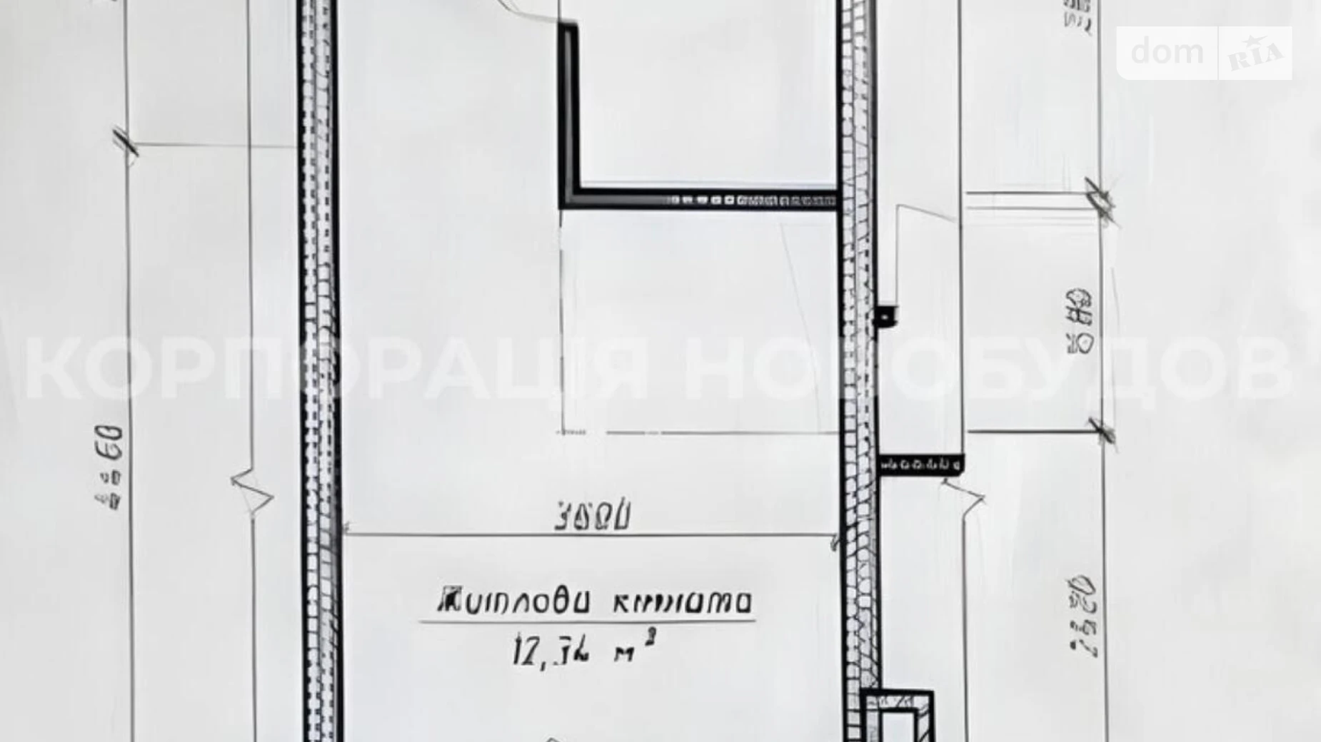 Продается 1-комнатная квартира 28.66 кв. м в Ужгороде, ул. Грушевского - фото 2