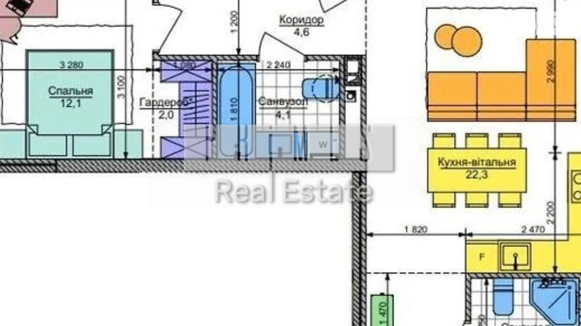 Продается 3-комнатная квартира 89 кв. м в Киеве, ул. Братьев Шеметов, 10/8 - фото 2