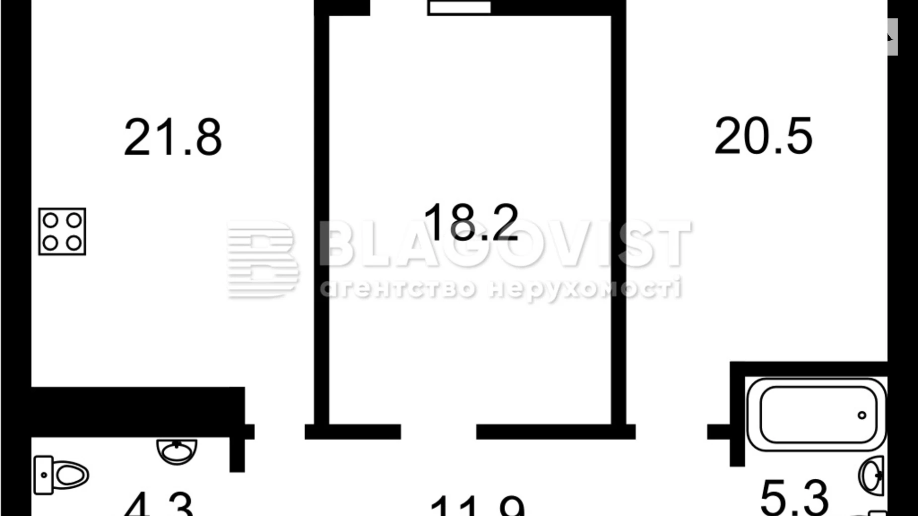 Продається 2-кімнатна квартира 86 кв. м у Києві, вул. Мокра(Кудряшова), 8Б - фото 2