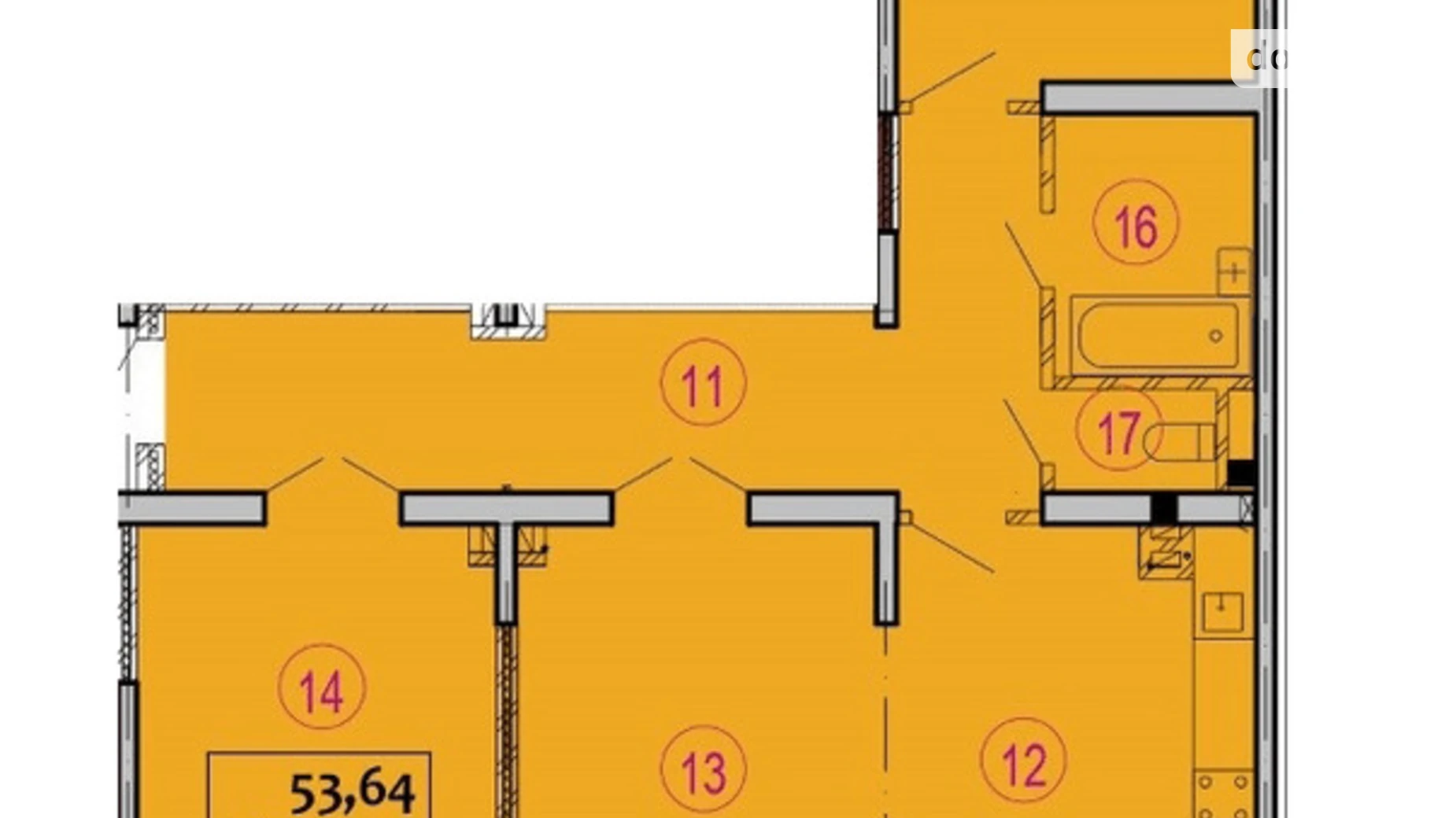 Продається 3-кімнатна квартира 90 кв. м у Ковелі, вул. Заводська, 21 - фото 2