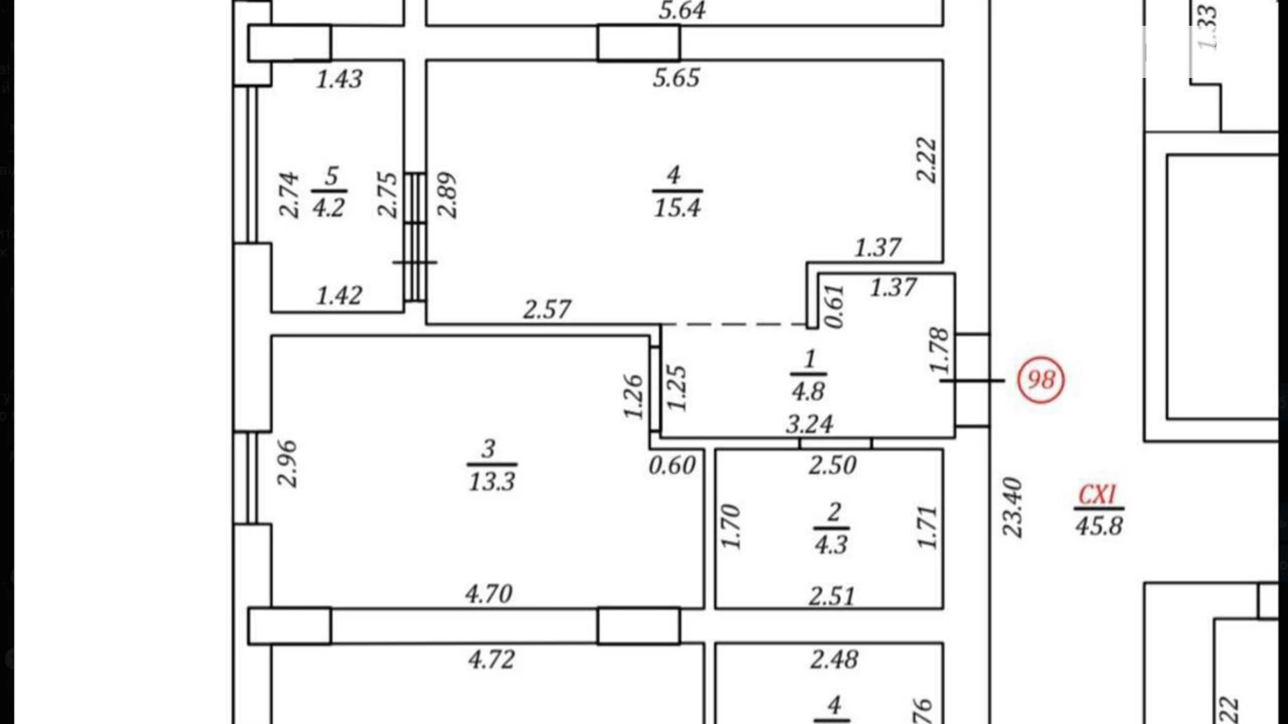 Продается 1-комнатная квартира 42 кв. м в Львове, ул. Любинская, 93 - фото 2