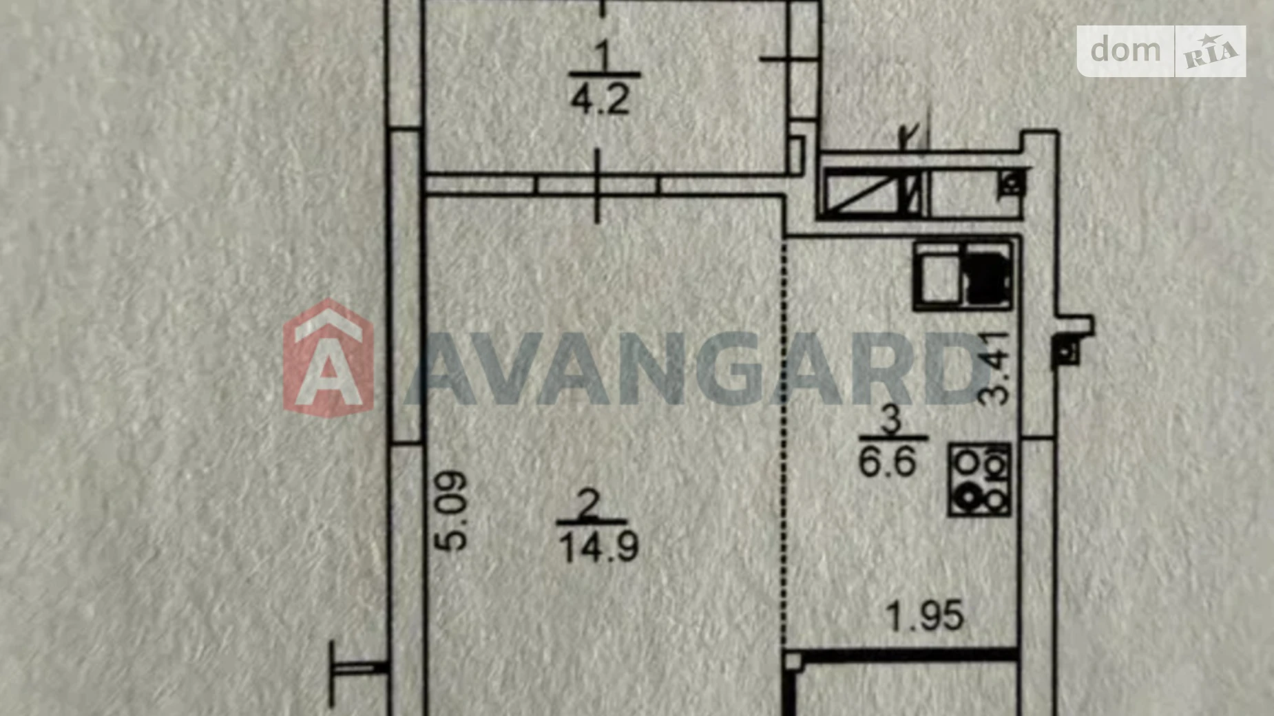 Продается 1-комнатная квартира 33 кв. м в Киеве, ул. Заречная, 4 - фото 2