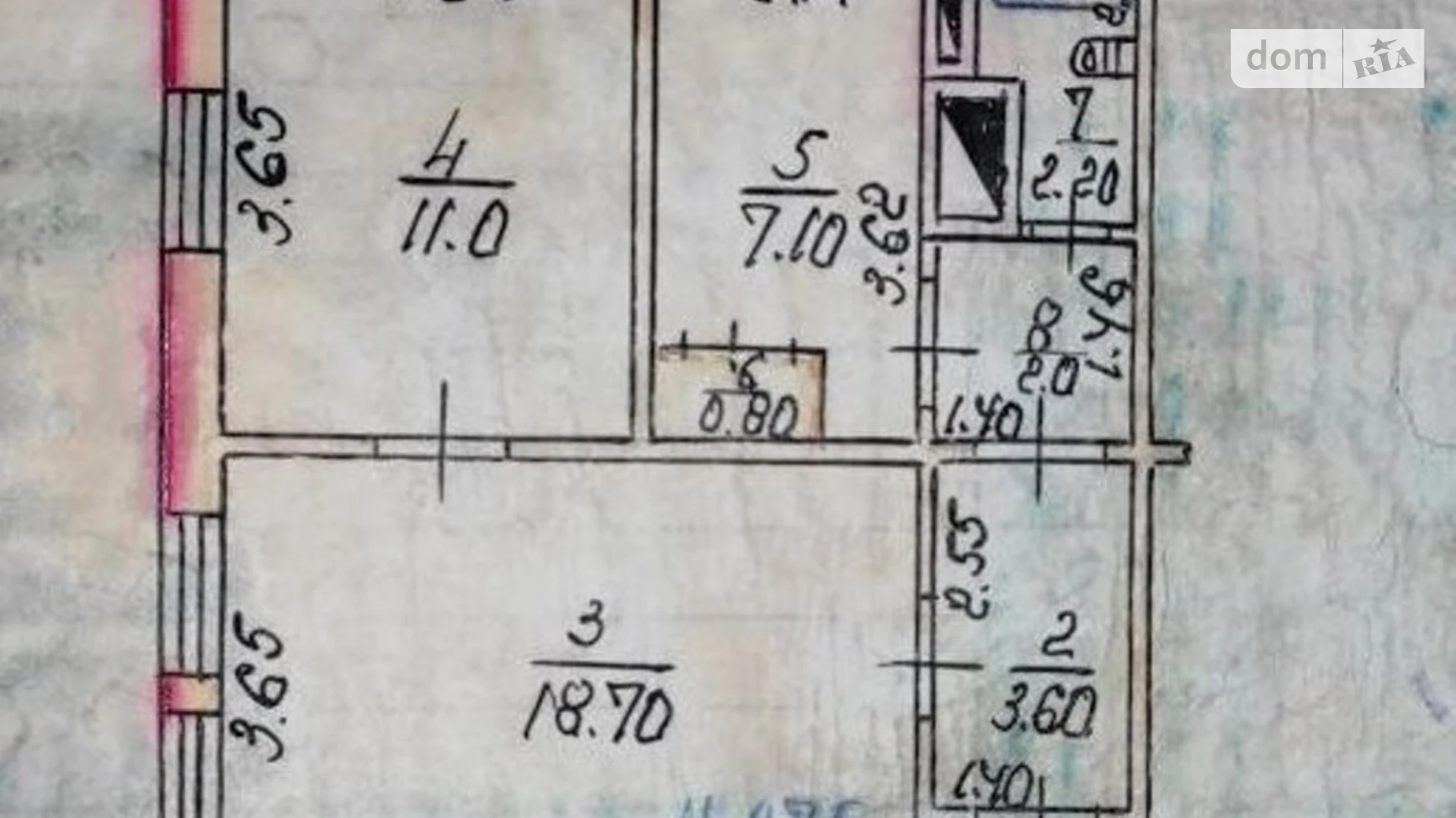 Продається 2-кімнатна квартира 46.8 кв. м у Кривому Розі, вул. Збагачувальна(Кимівська) - фото 2