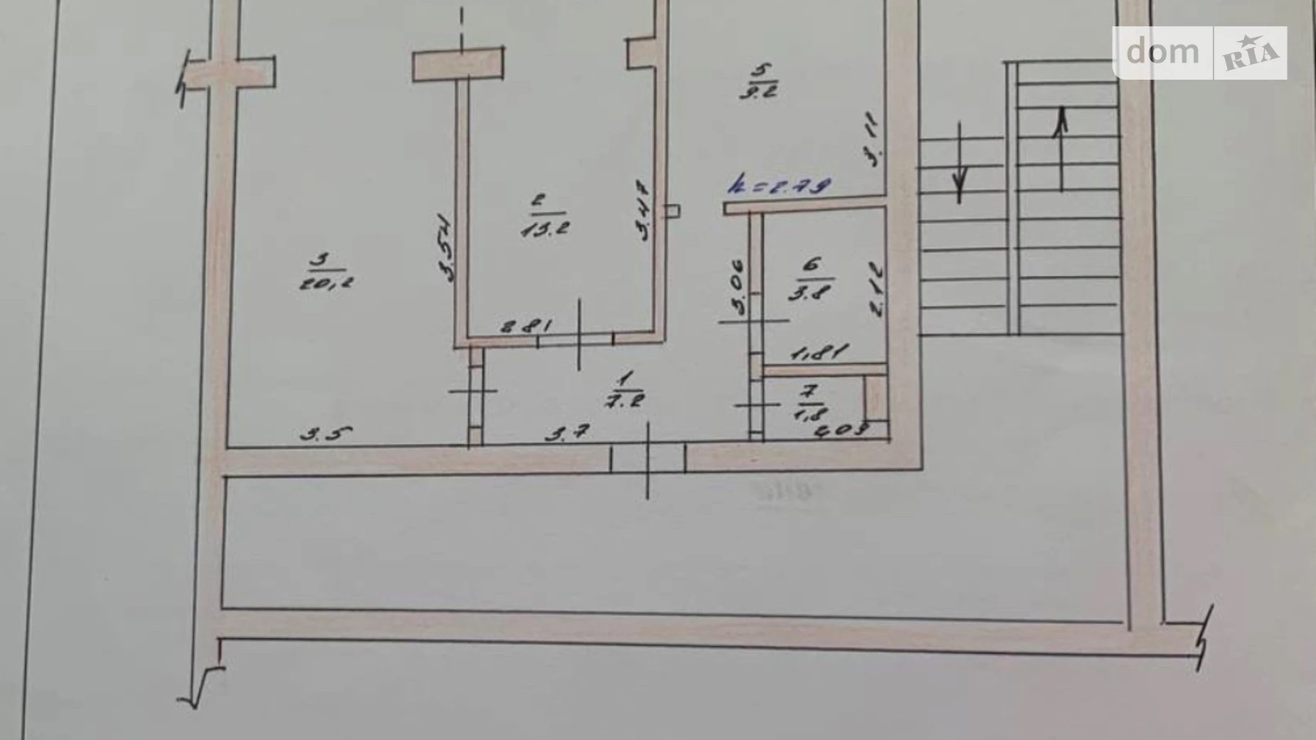 Продается 2-комнатная квартира 55.4 кв. м в Хмельницком, ул. Сечевых Стрельцов, 4 - фото 4
