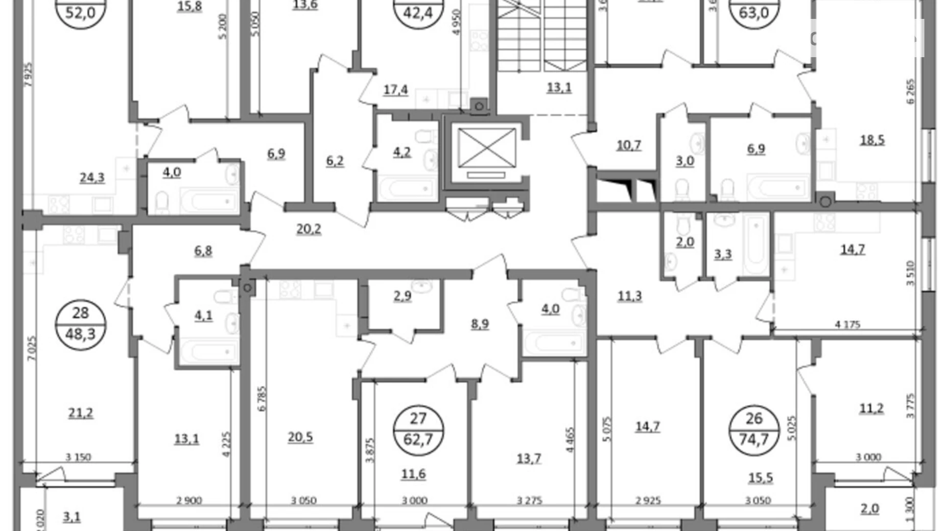 Продається 2-кімнатна квартира 63 кв. м у Брюховичах, вул. Львівська, 92 - фото 2