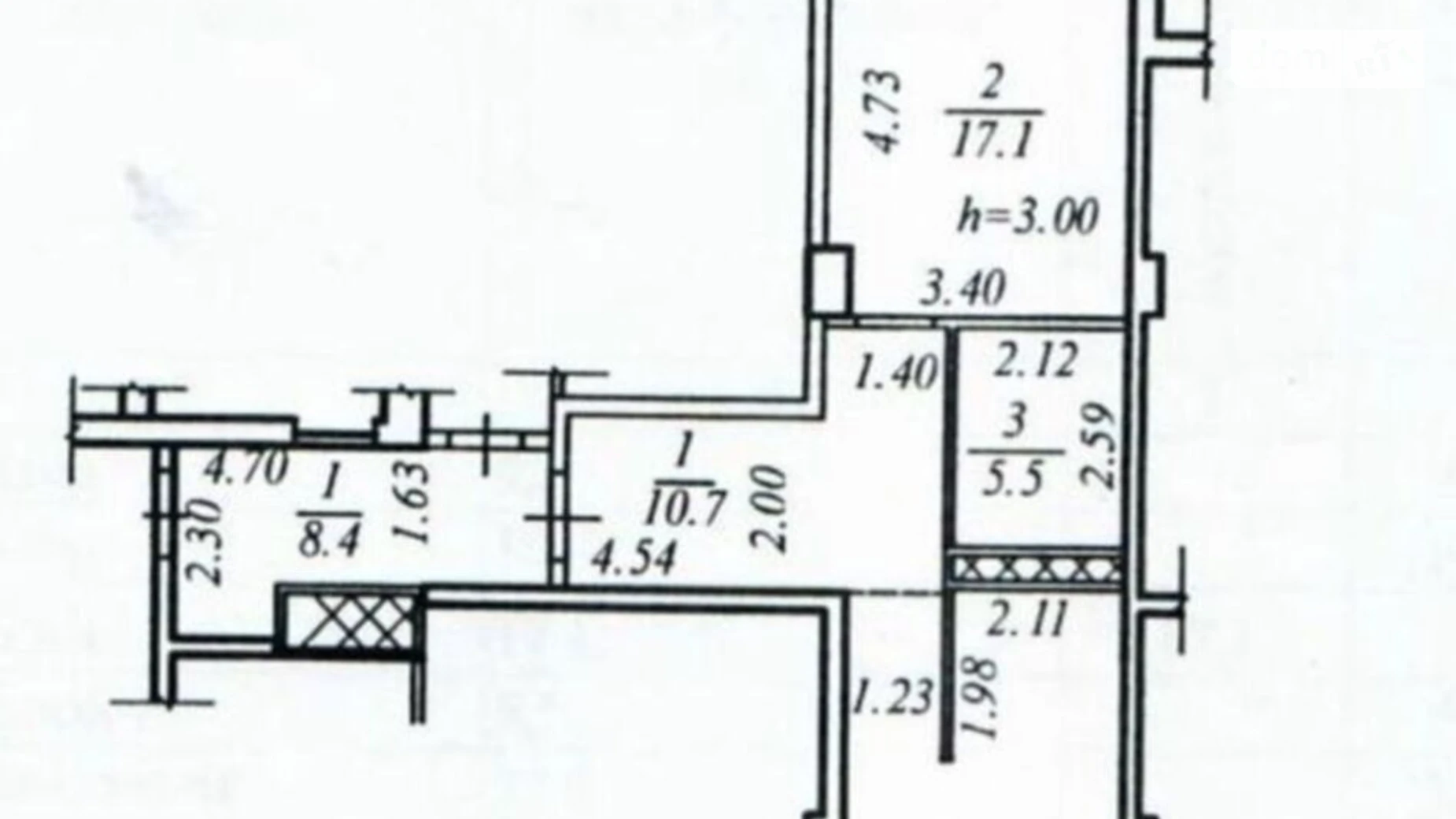 Продается 1-комнатная квартира 71.4 кв. м в Днепре, просп. Поля Александра, 16 - фото 5