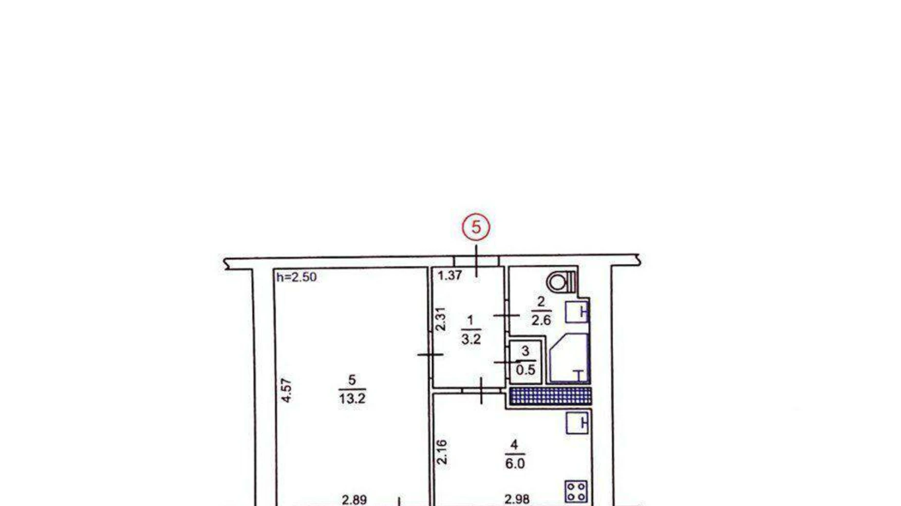 Продается 1-комнатная квартира 28.9 кв. м в Киеве, ул. Горловская, 38/40 - фото 4