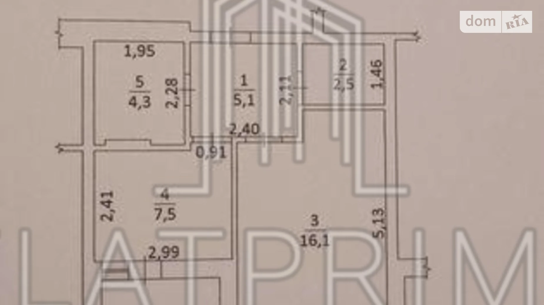 Продается 1-комнатная квартира 38.8 кв. м в Киеве, ул. Юлии Здановской(Михаила Ломоносова), 34Б - фото 2