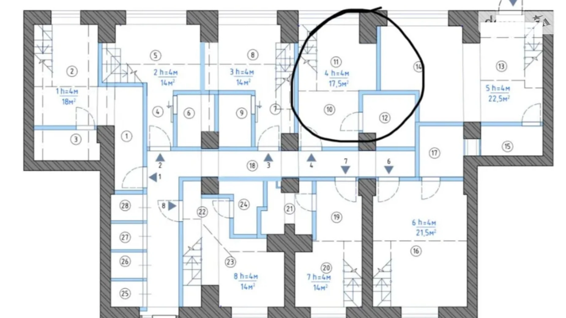 Продается 2-комнатная квартира 47 кв. м в Днепре, ул. Староказацкая(Комсомольская), 50Б корпус 1 - фото 4