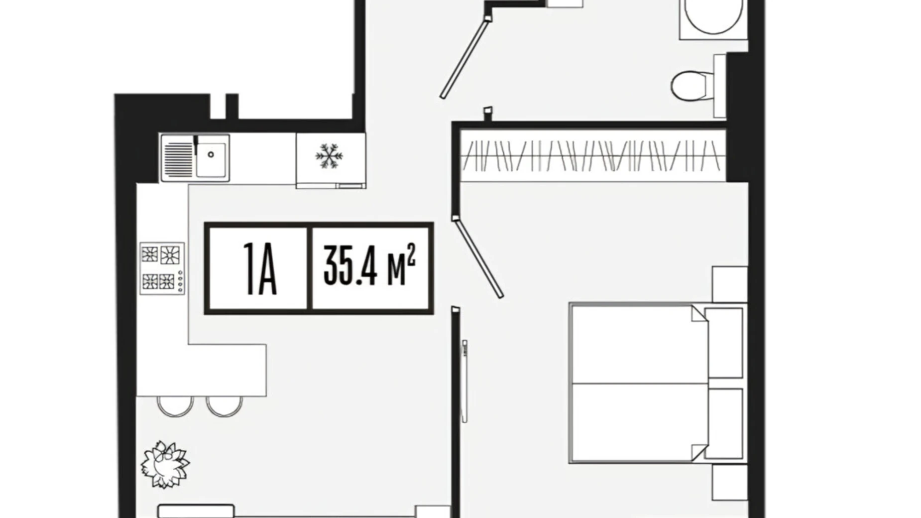 Продается 1-комнатная квартира 35.4 кв. м в Днепре, ул. 3-ї Штурмової Бригади(6-й стрелковой дивизии), 29 - фото 2